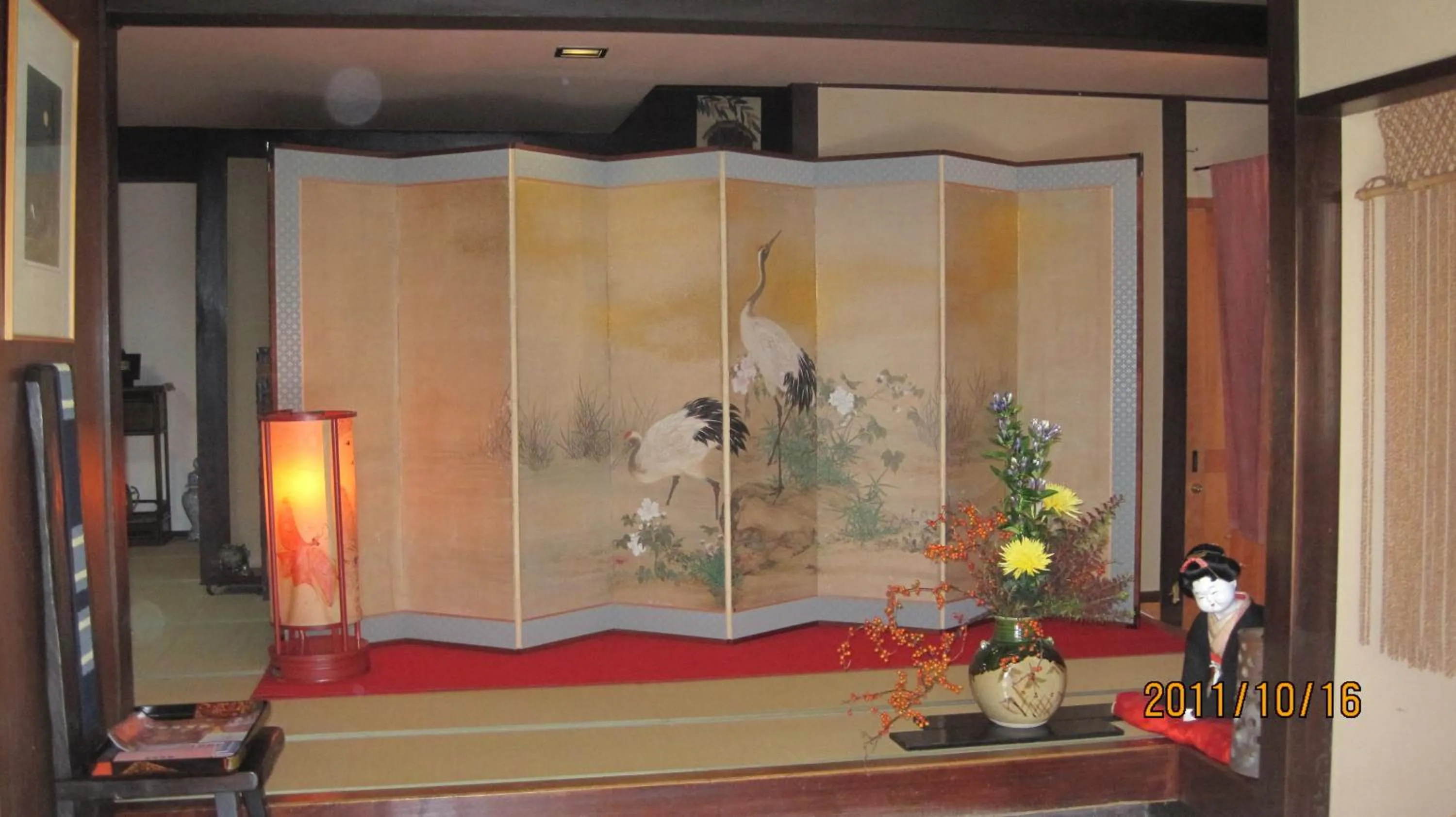 Decorative detail in Yoshii Ryokan
