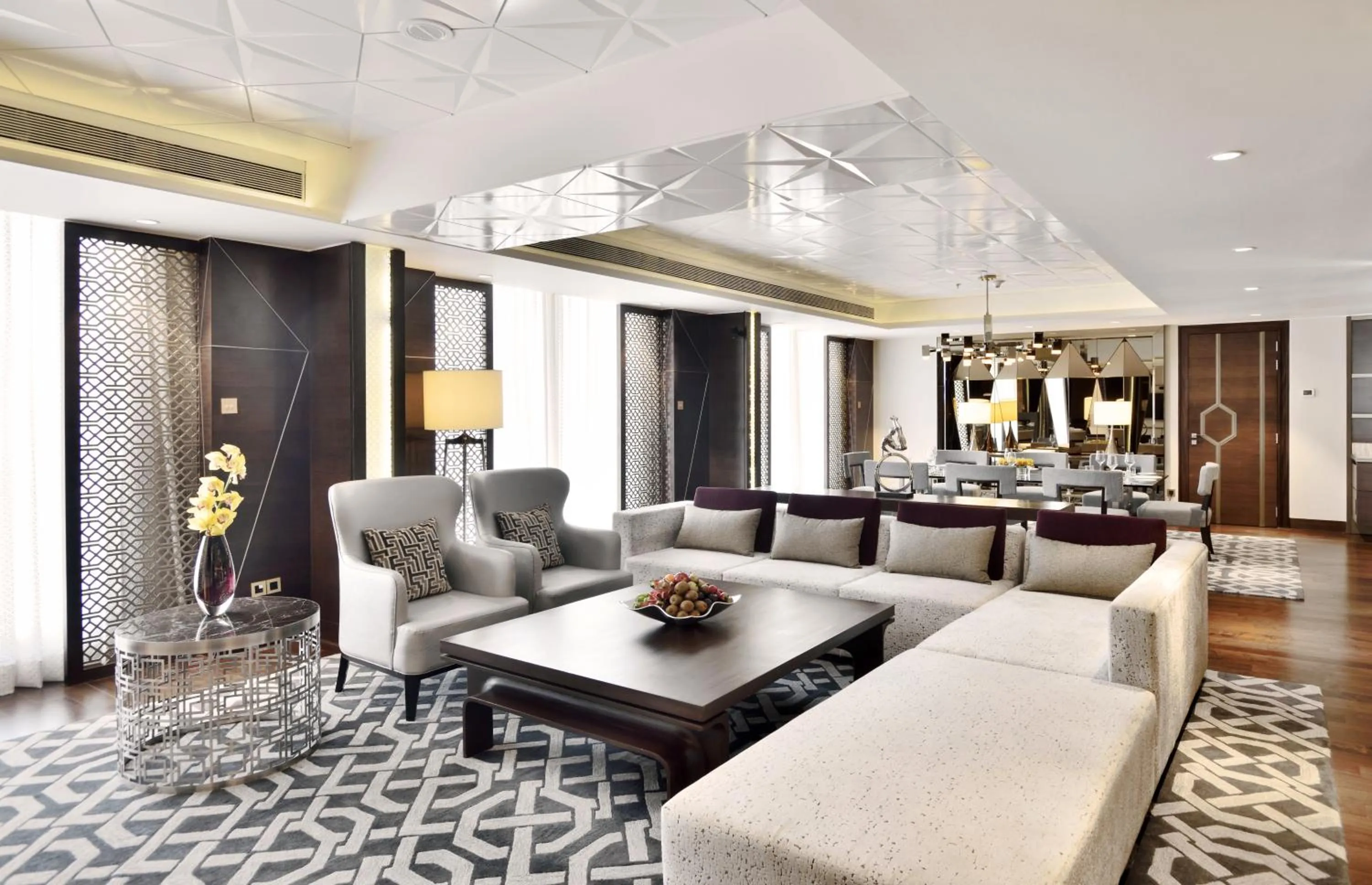 Living room in JW Marriott Mumbai Sahar Airport