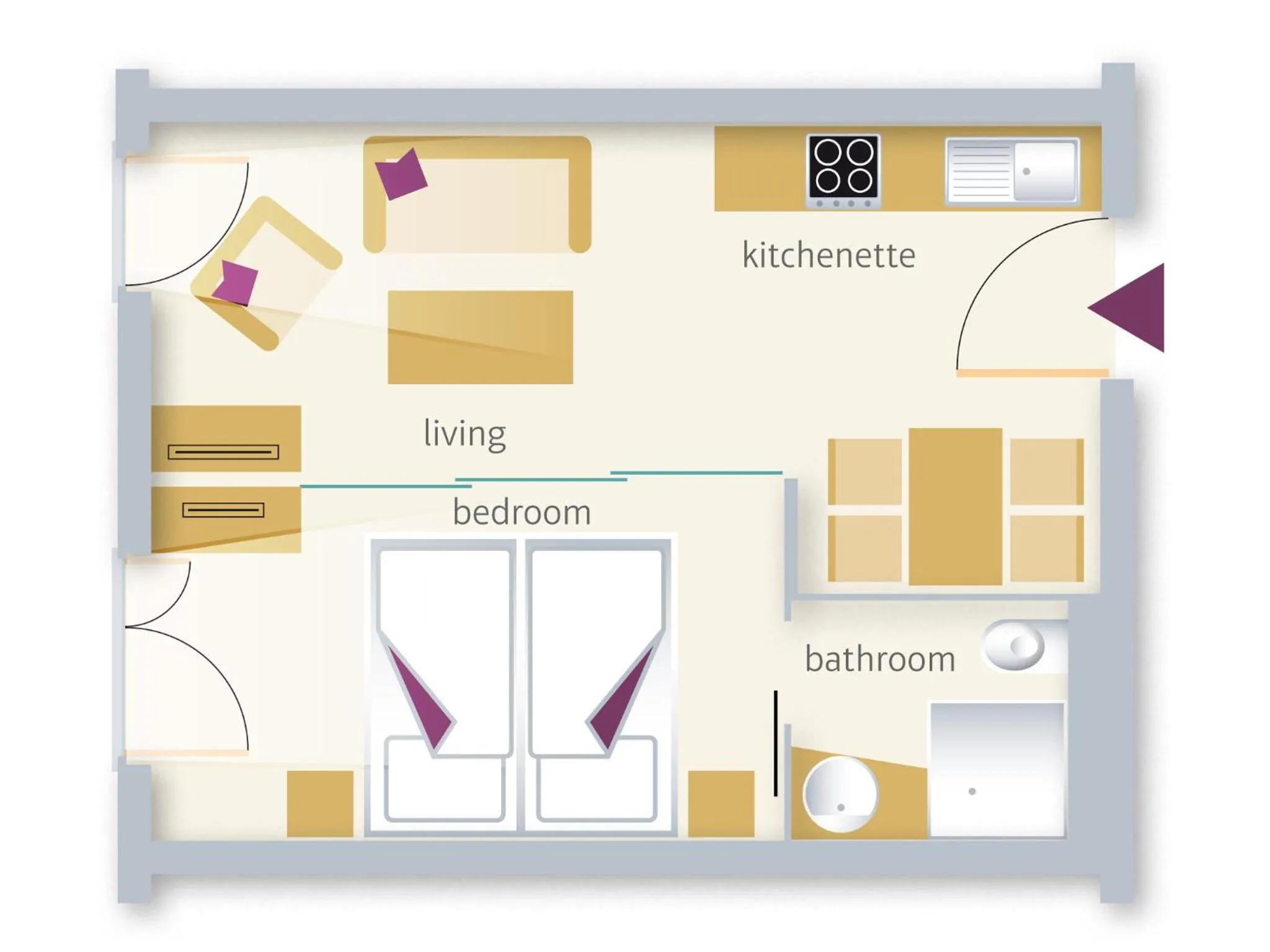 Floor plan in east Apart