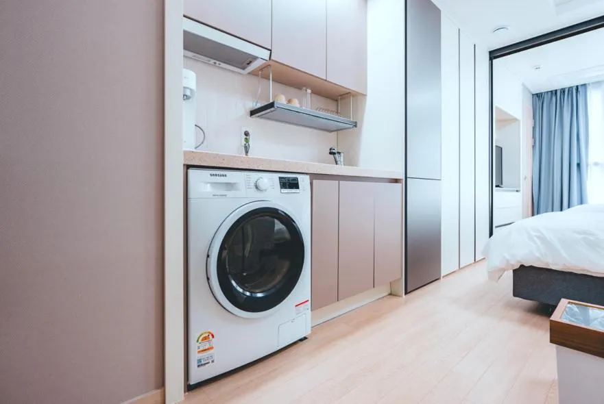 Bed in H Avenue Sasang Station Residence Hotel