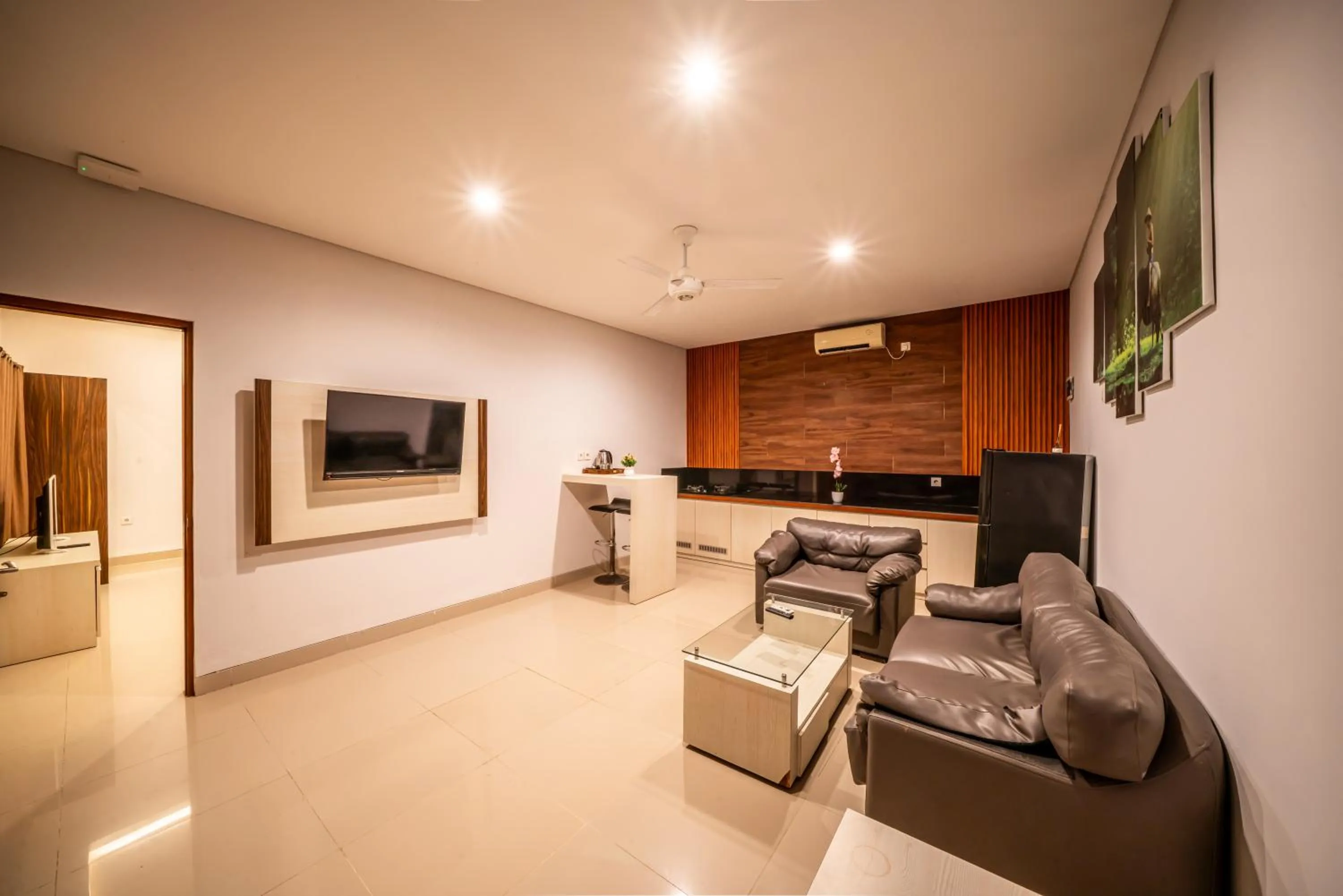 Living room in Dikubu Bali Villa and Suites