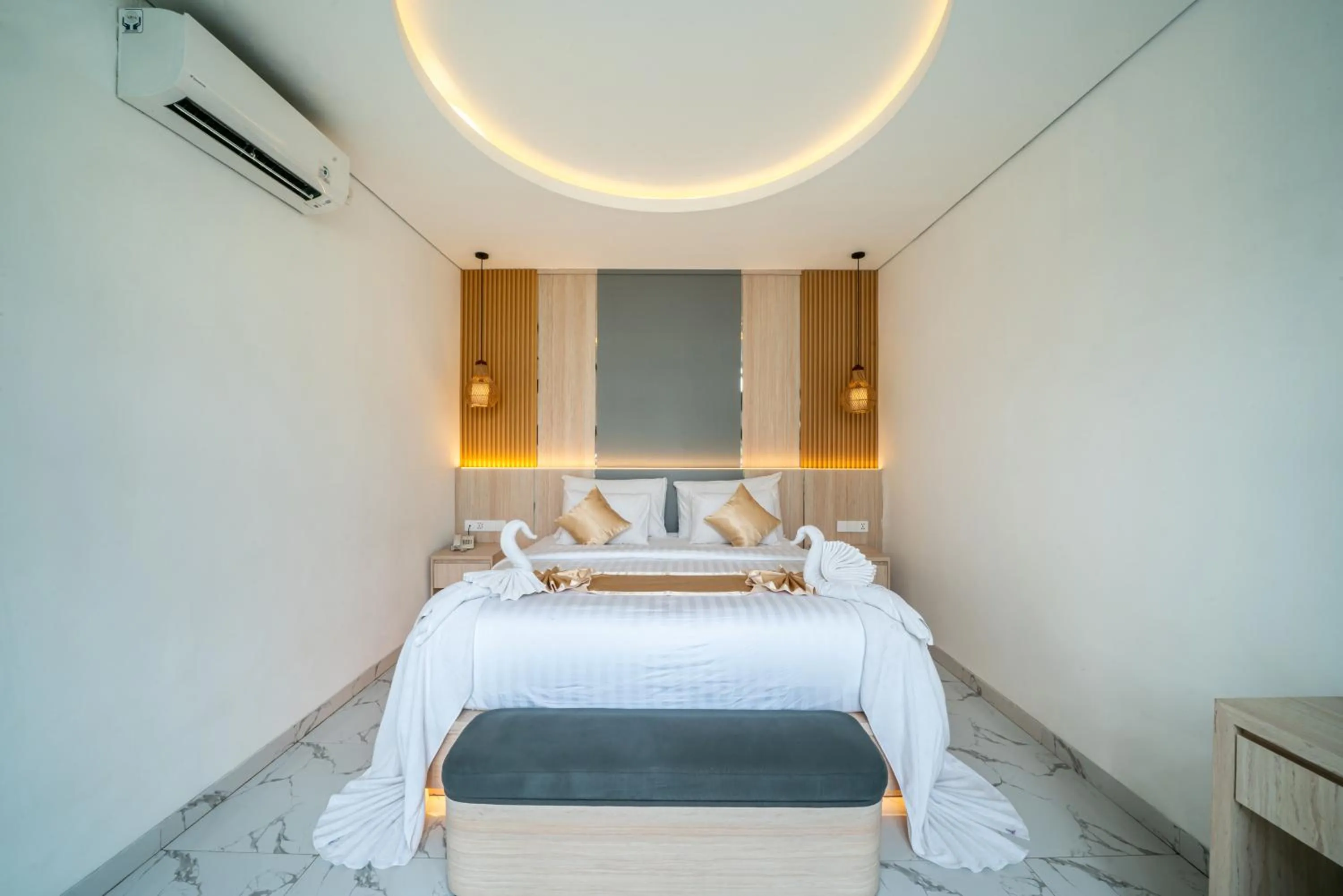 Bedroom, Bed in Dikubu Bali Villa and Suites