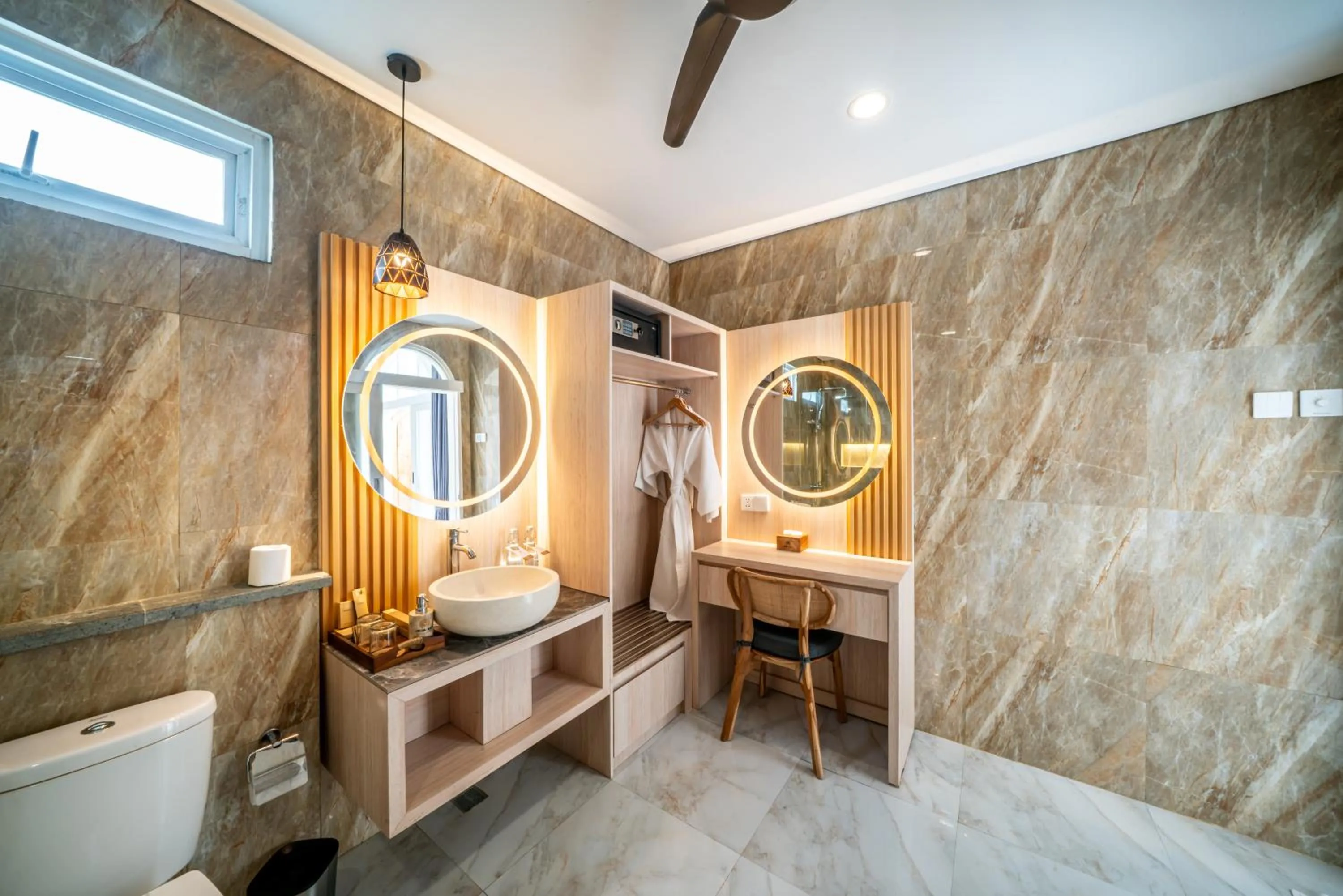 Bathroom in Dikubu Bali Villa and Suites