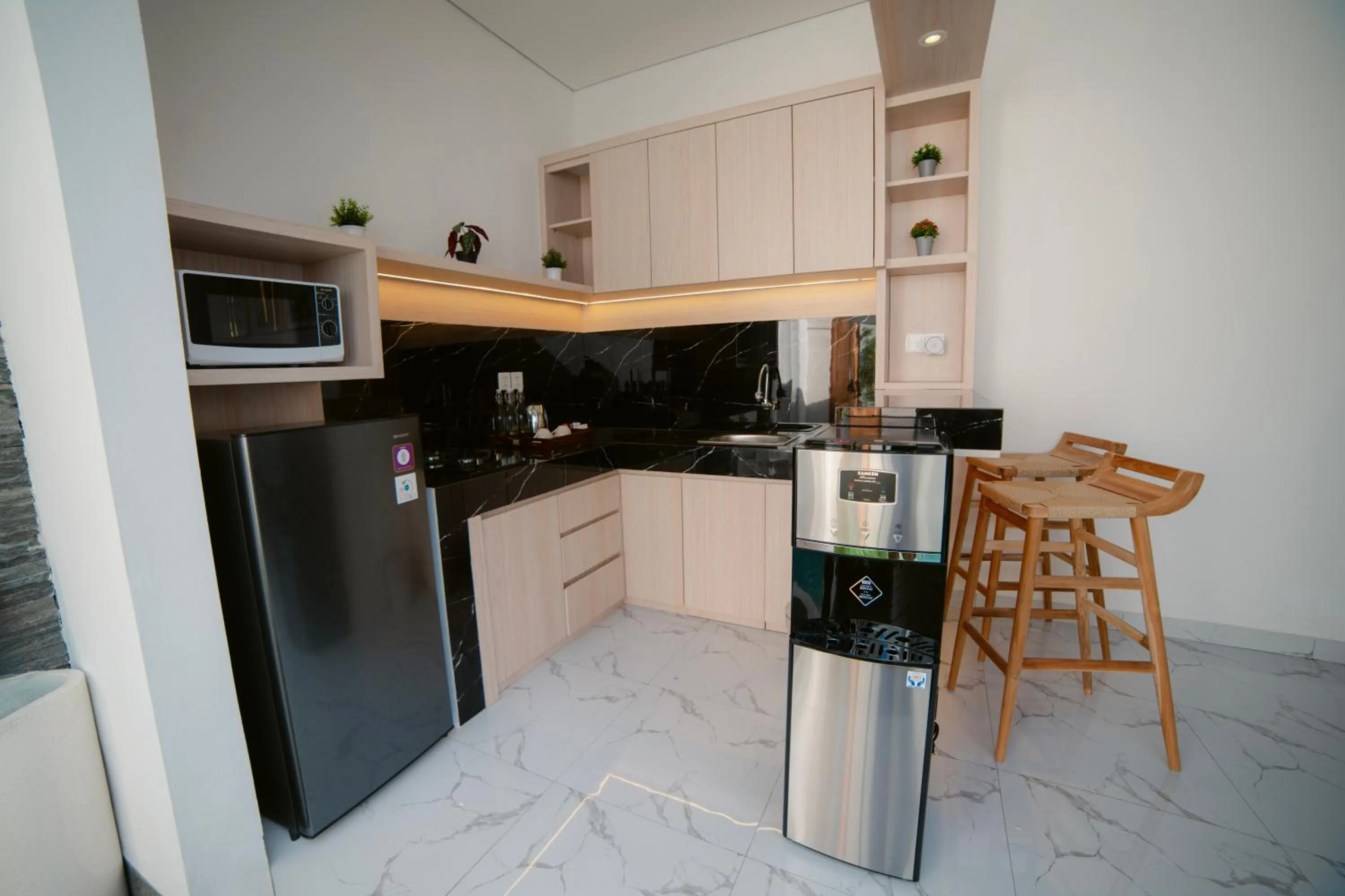 Coffee/tea facilities in Dikubu Bali Villa and Suites