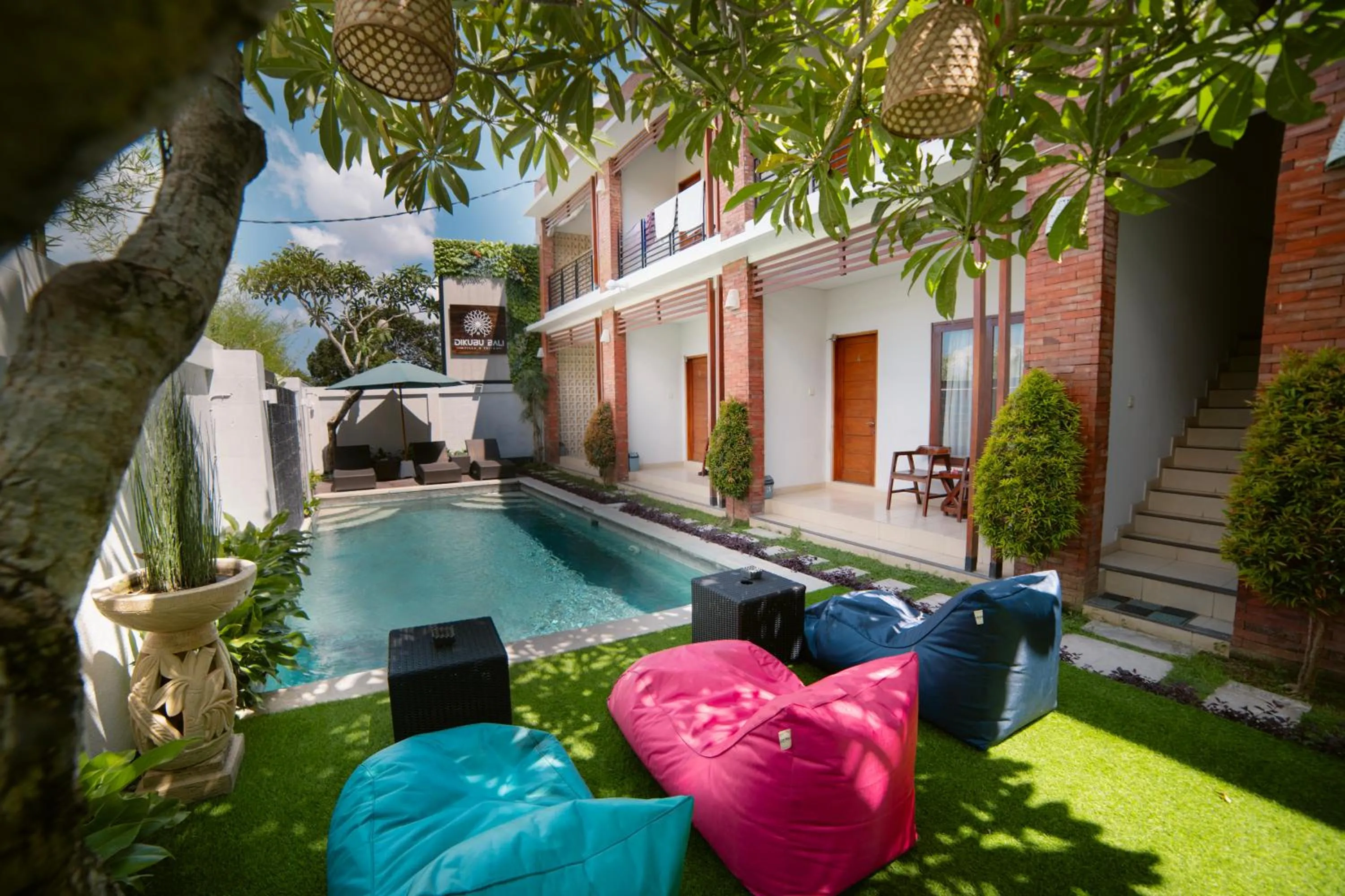 Swimming pool in Dikubu Bali Villa and Suites