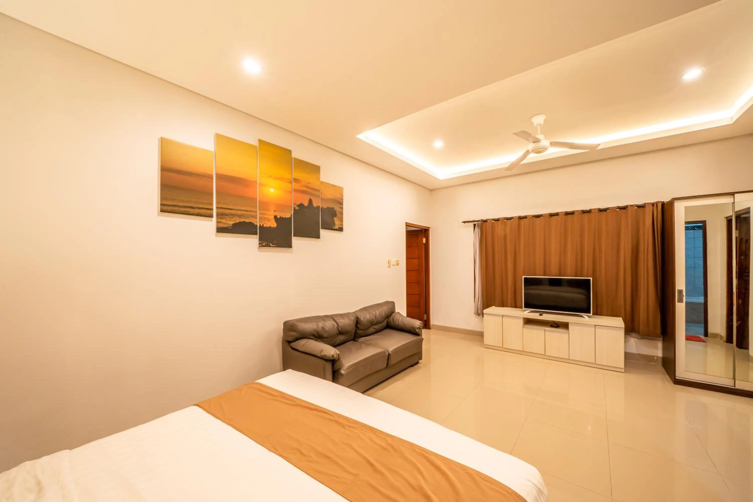 Bedroom, Bed in Dikubu Bali Villa and Suites