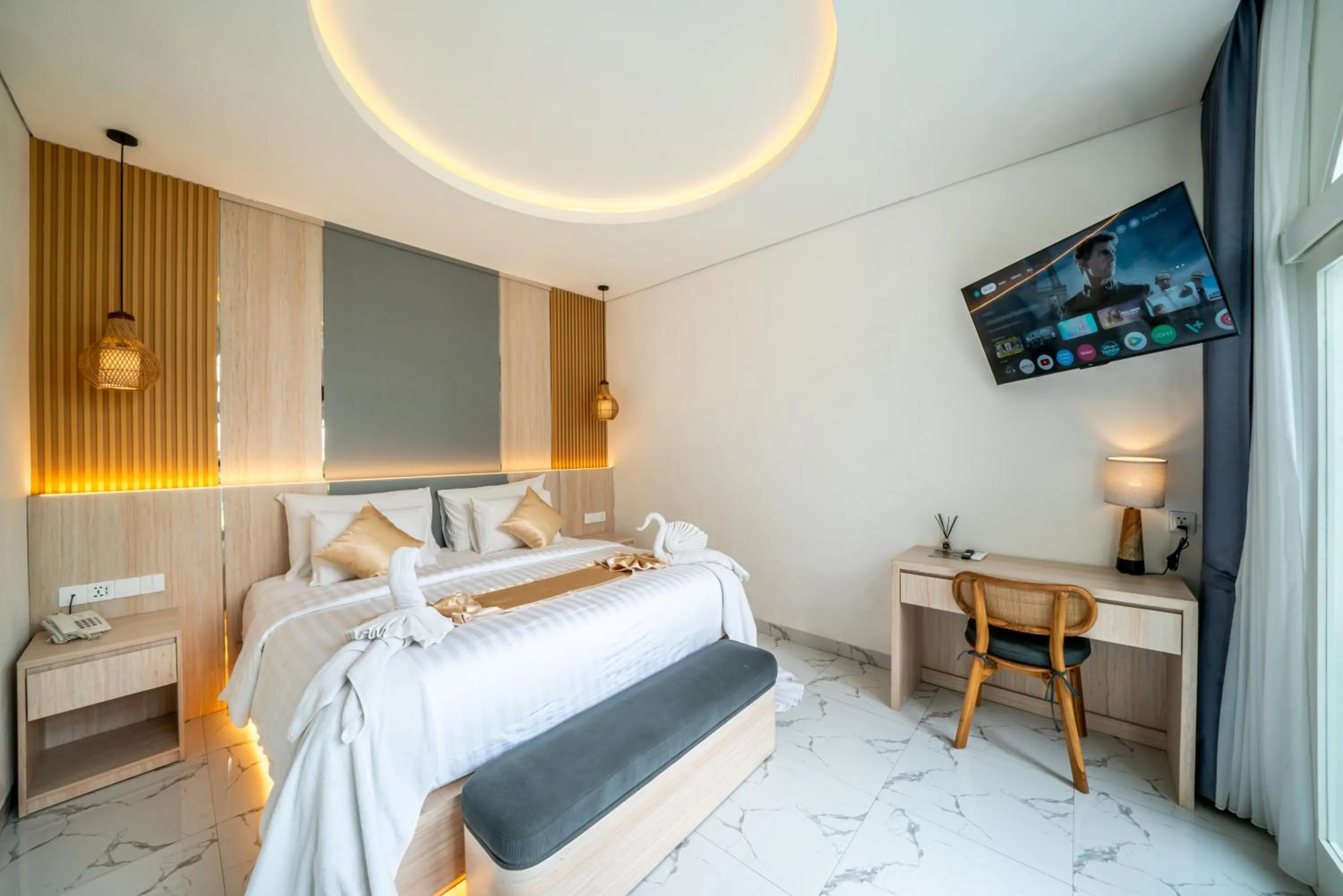 Bedroom, Bed in Dikubu Bali Villa and Suites