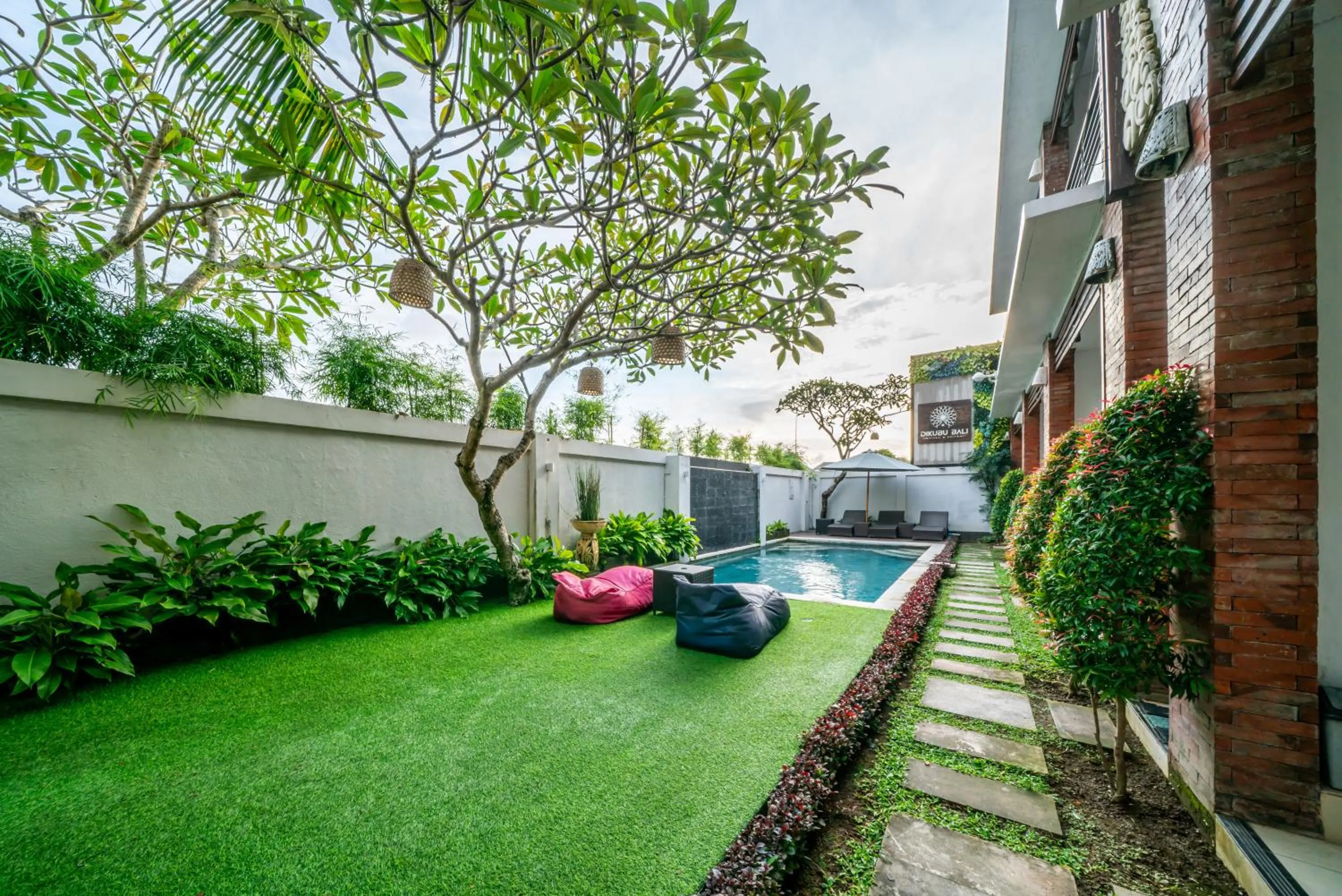 Pool view in Dikubu Bali Villa and Suites