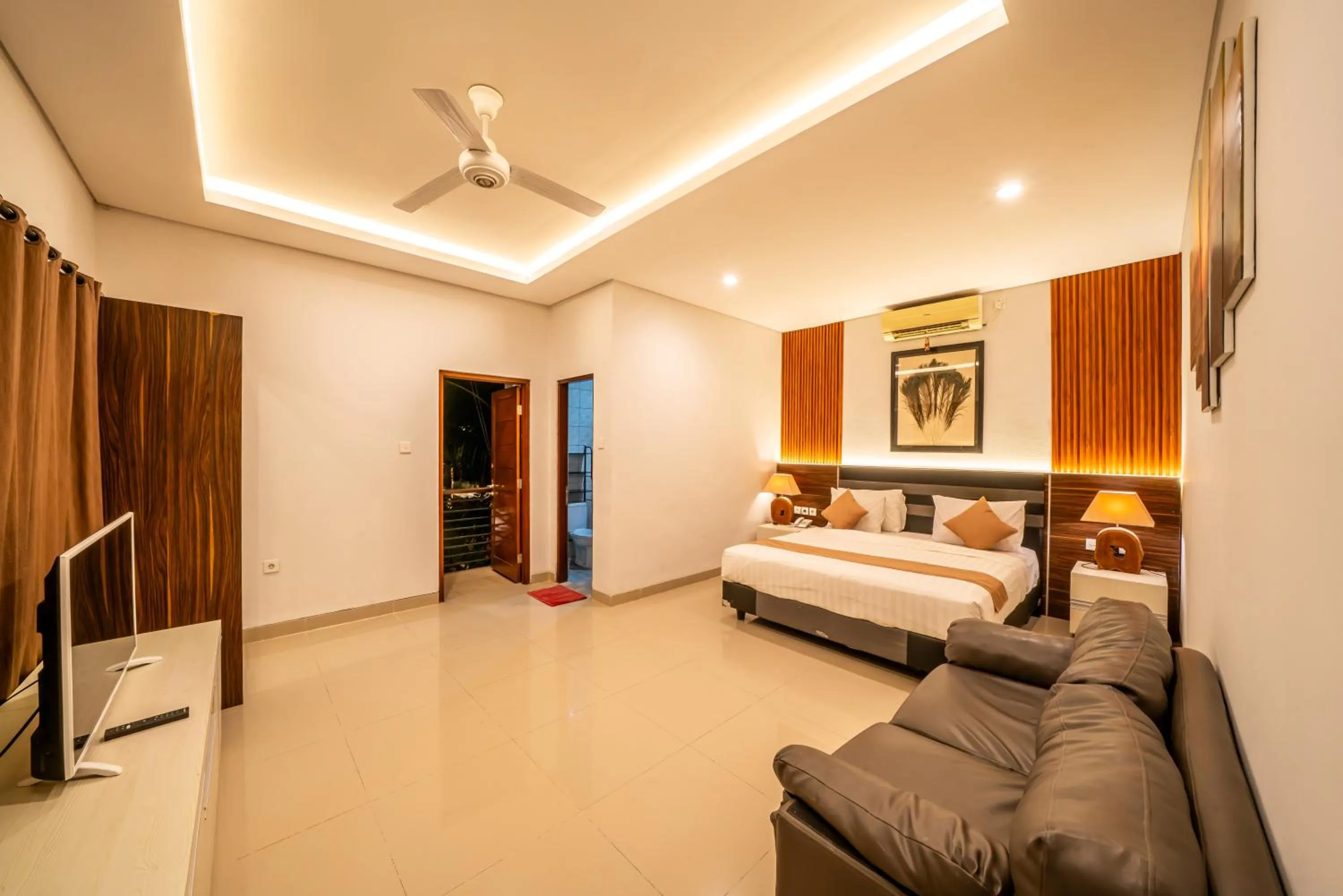 Bedroom, Bed in Dikubu Bali Villa and Suites