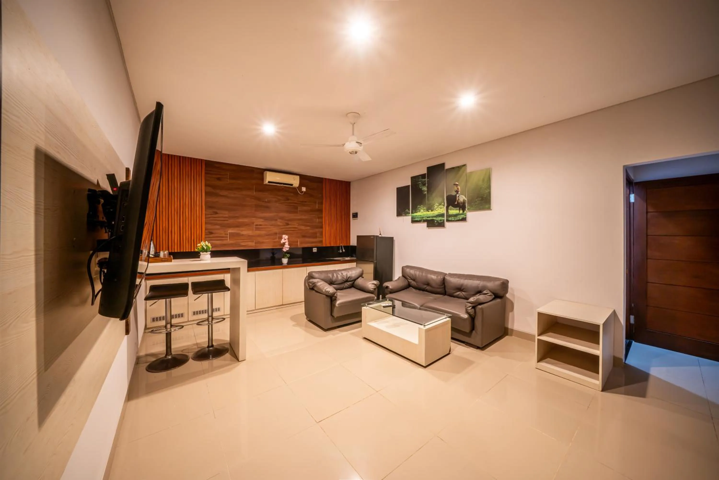 Living room in Dikubu Bali Villa and Suites