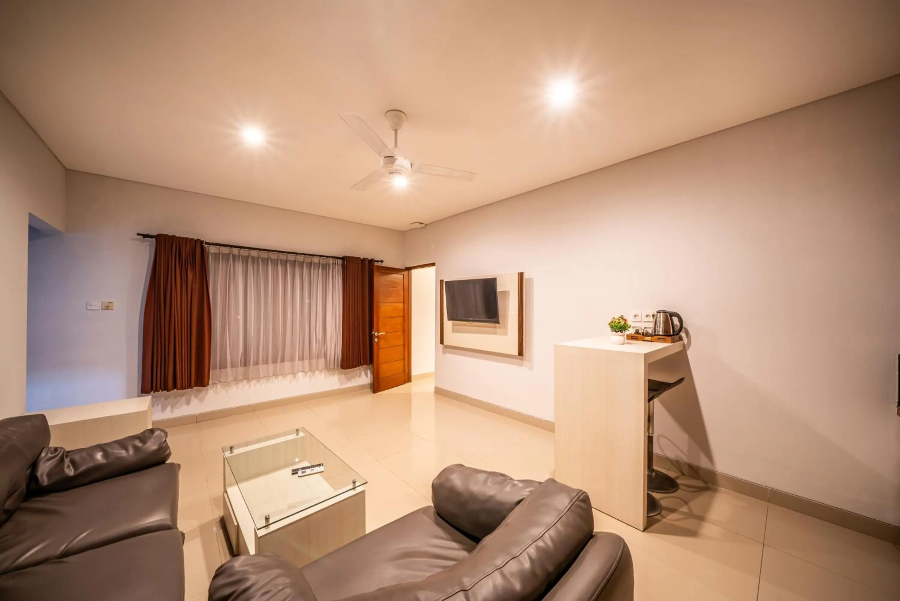 Living room in Dikubu Bali Villa and Suites