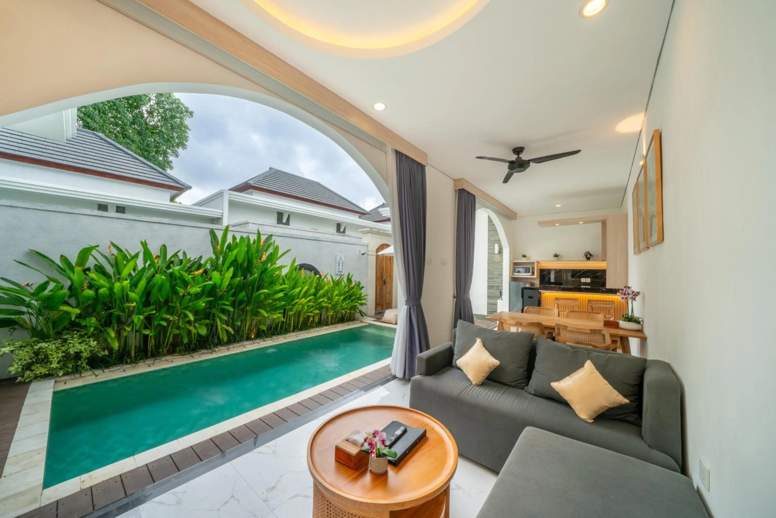 Swimming pool in Dikubu Bali Villa and Suites