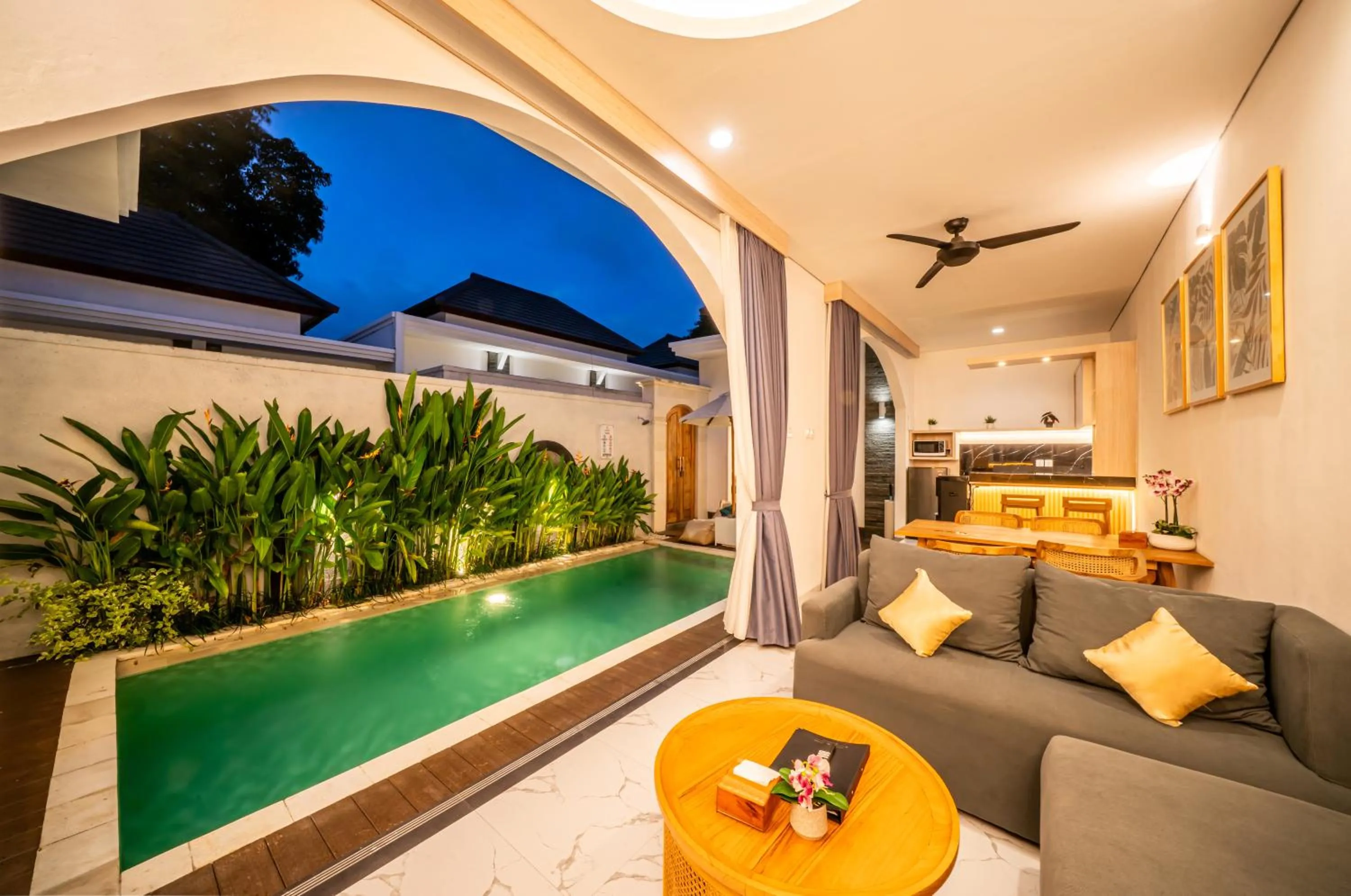 Swimming pool in Dikubu Bali Villa and Suites