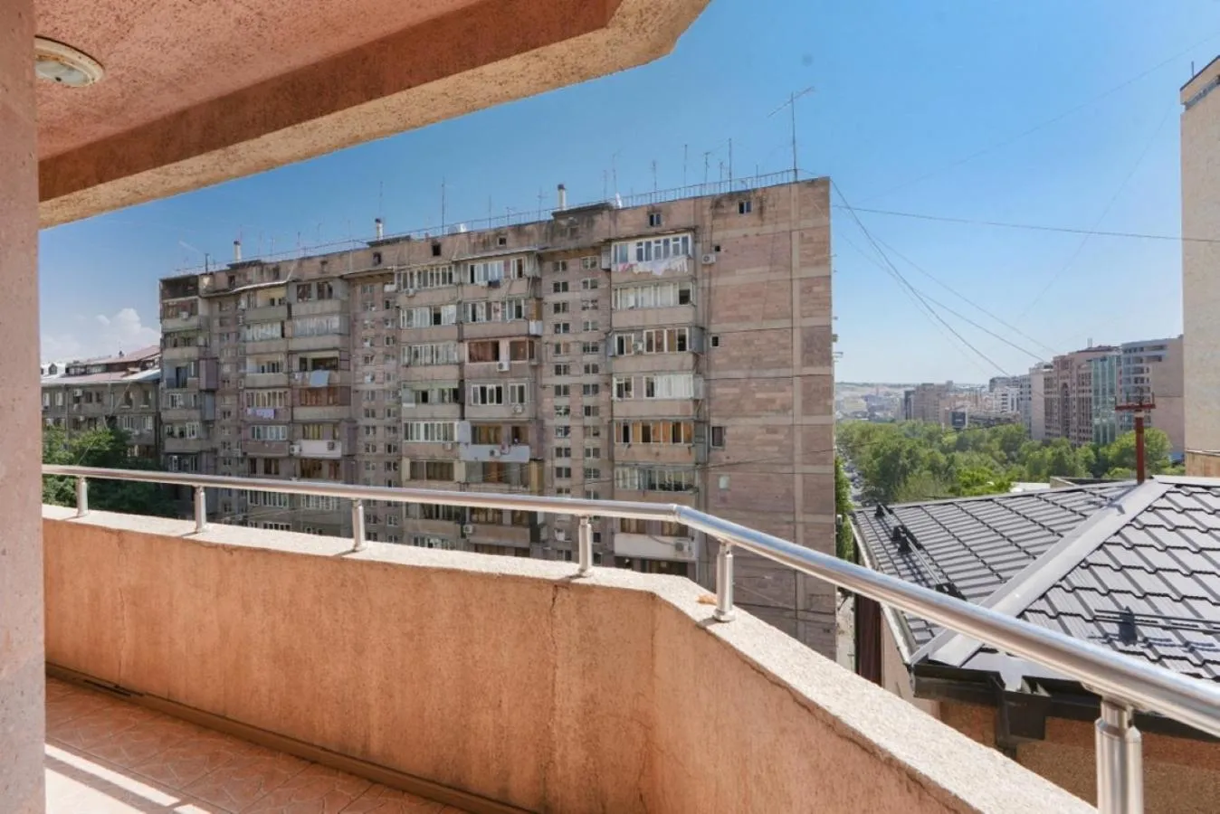 Balcony/Terrace in RIS Central Apartments Yerevan