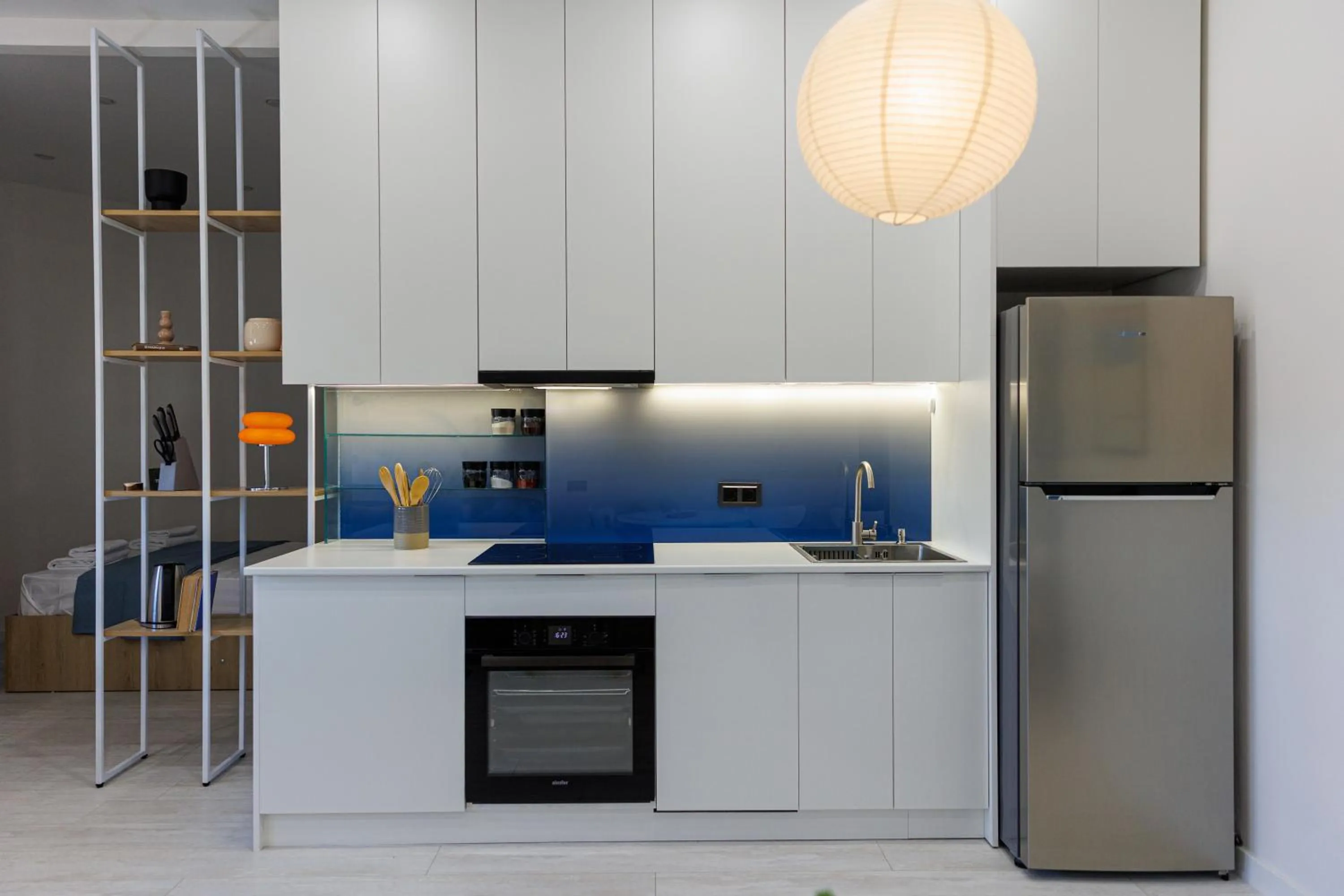 Kitchen or kitchenette in RIS Central Apartments Yerevan