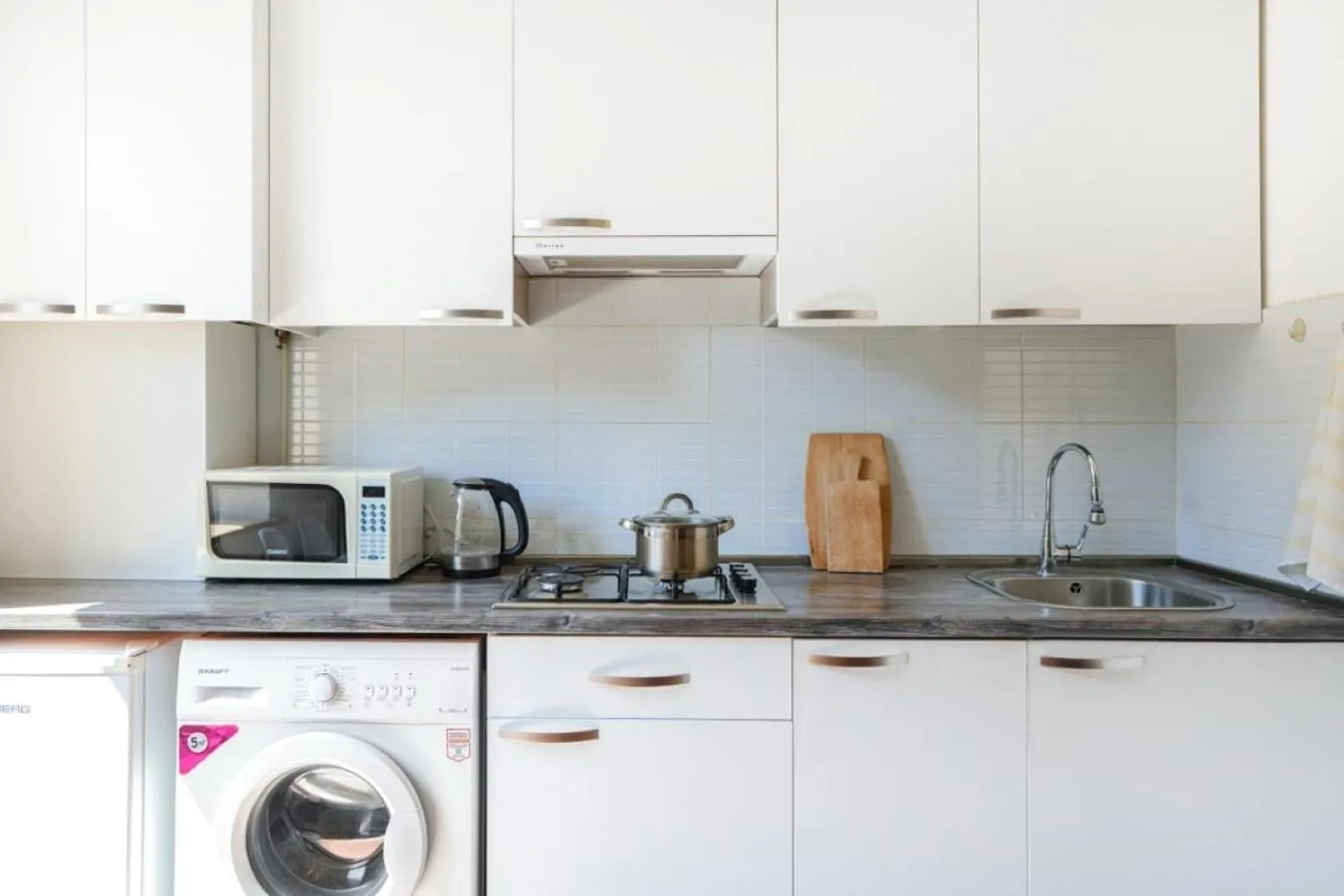 kitchen in RIS Central Apartments Yerevan