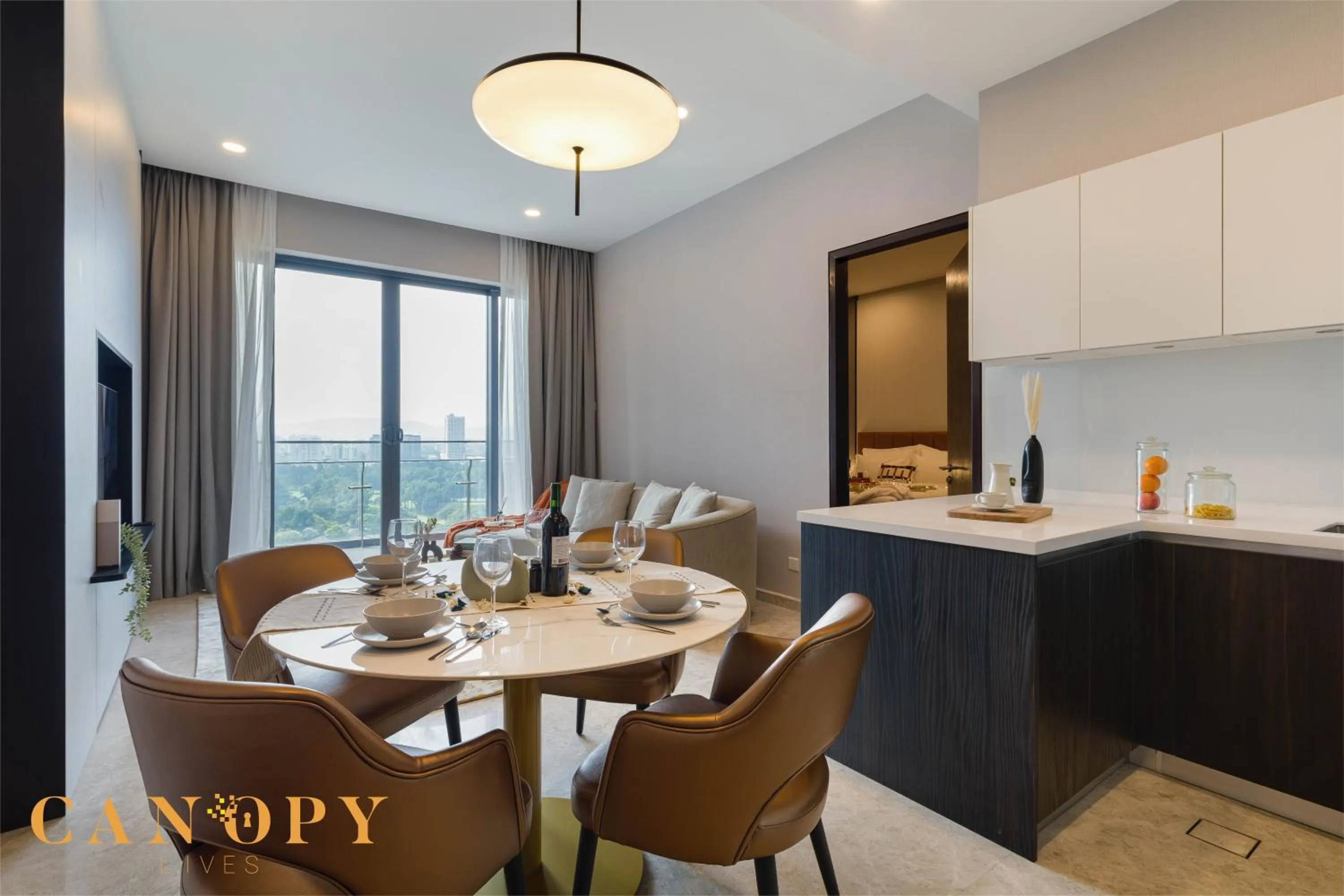 Kitchen or kitchenette in The Manor Signature Residence, Kuala Lumpur