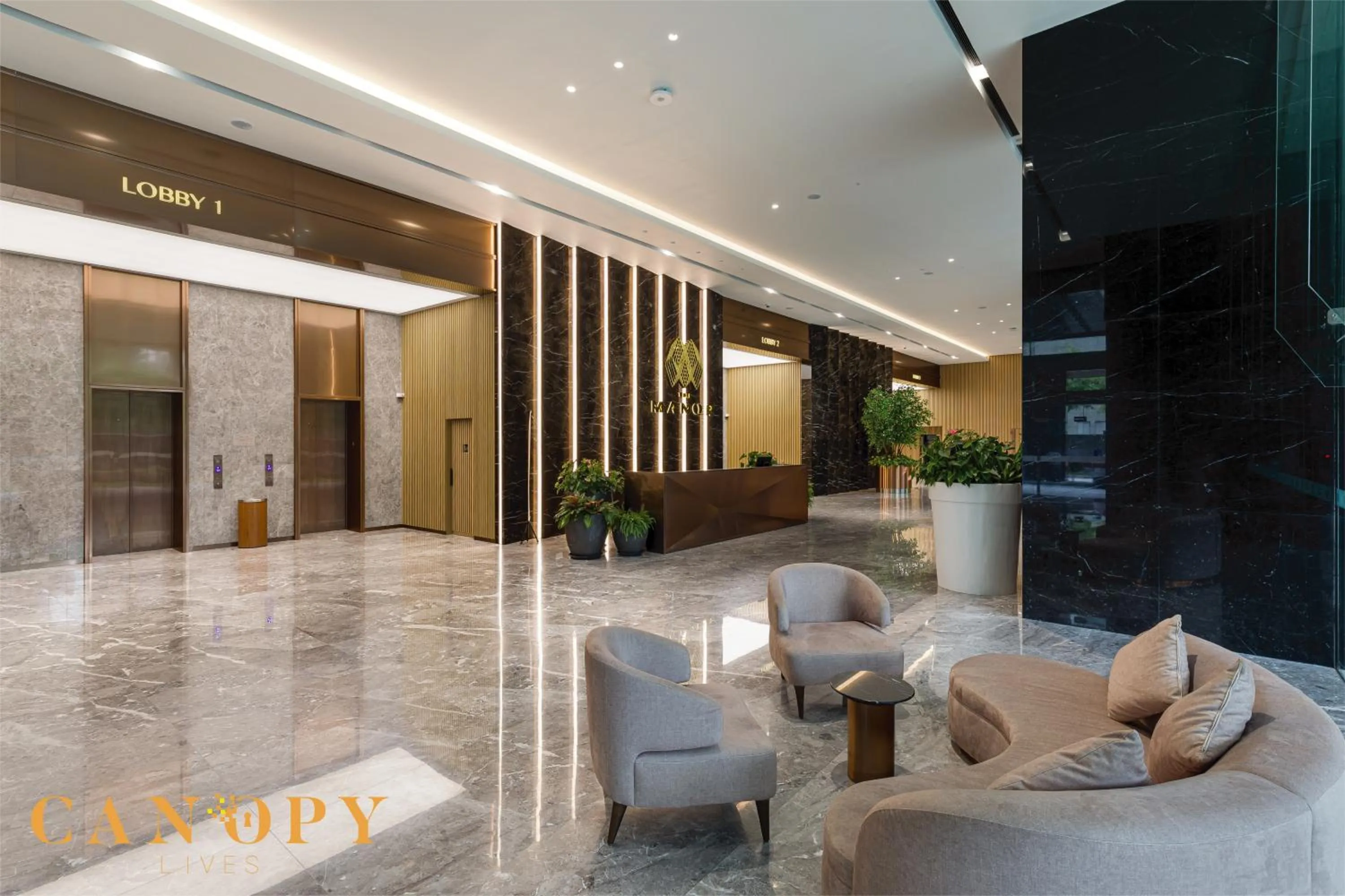 Lobby or reception in The Manor Signature Residence, Kuala Lumpur