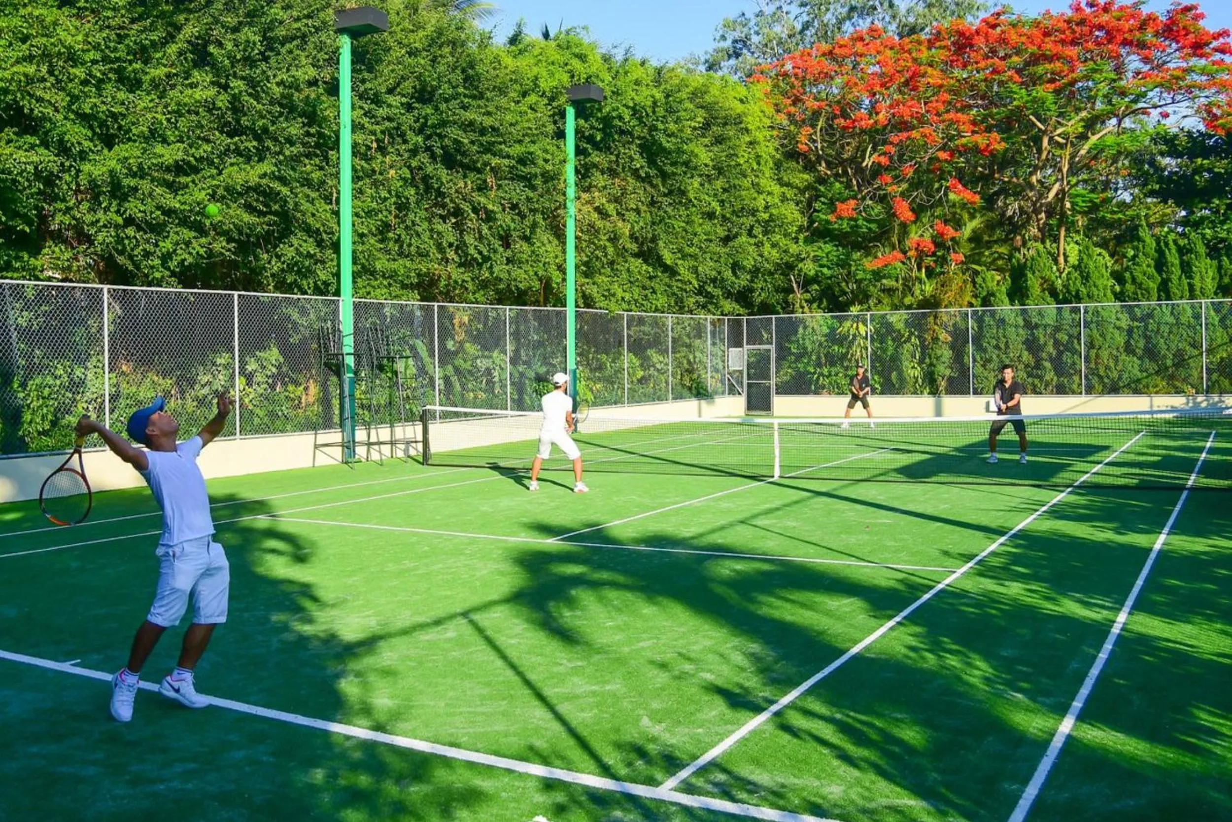 Tennis court in Purama Villas Luxury Resort Da Nang
