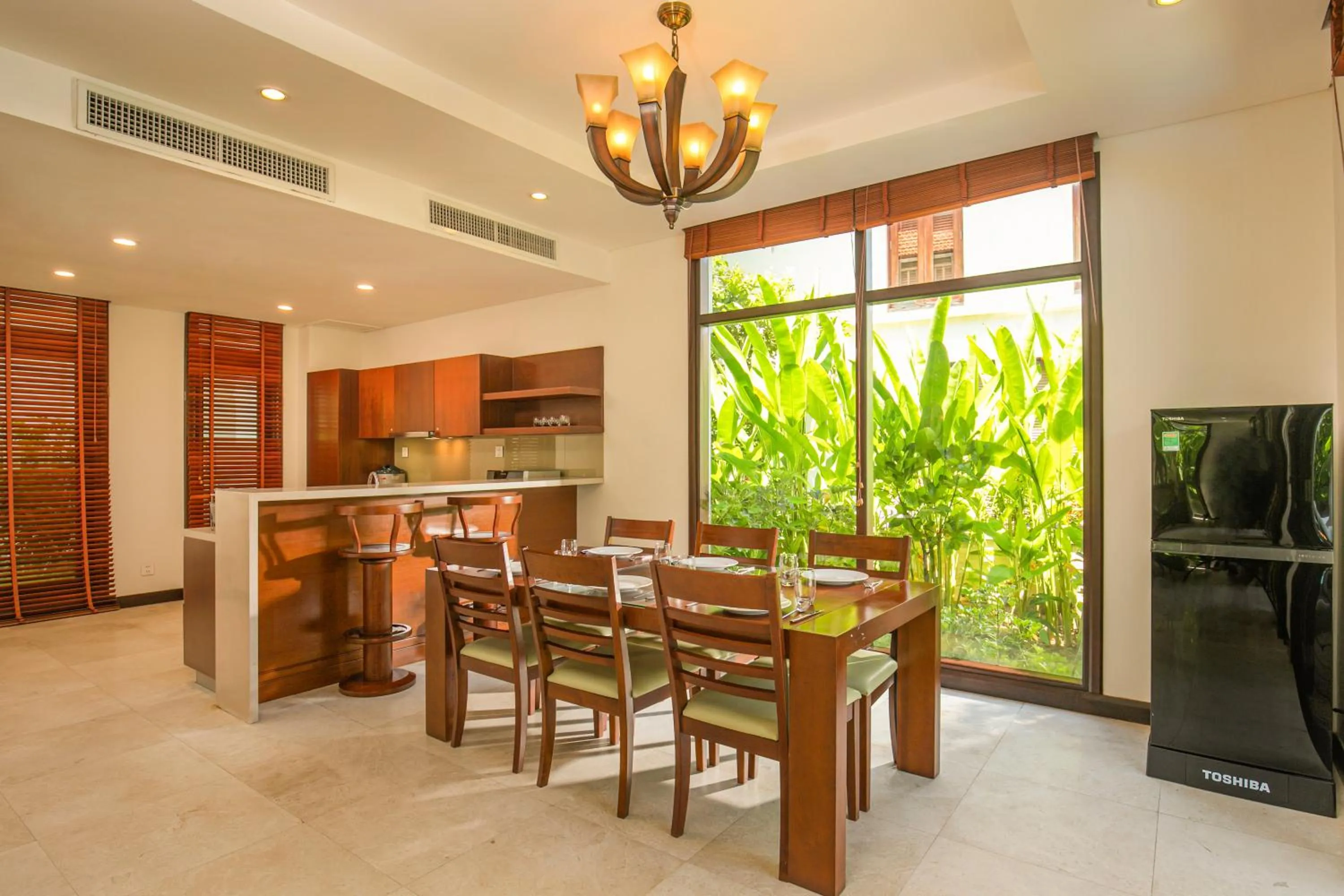 Communal lounge/ TV room in Purama Villas Luxury Resort Da Nang