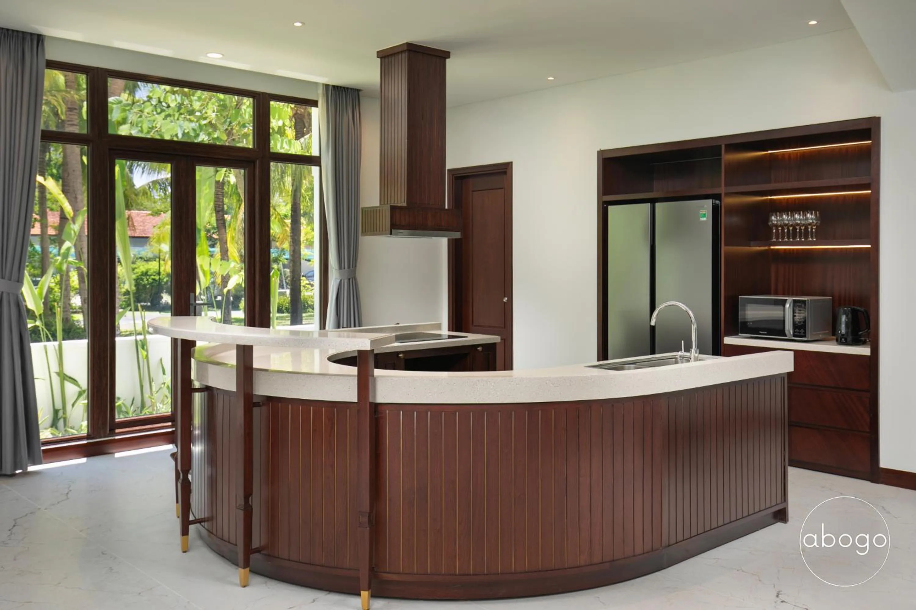 Kitchen or kitchenette in Purama Villas Luxury Resort Da Nang