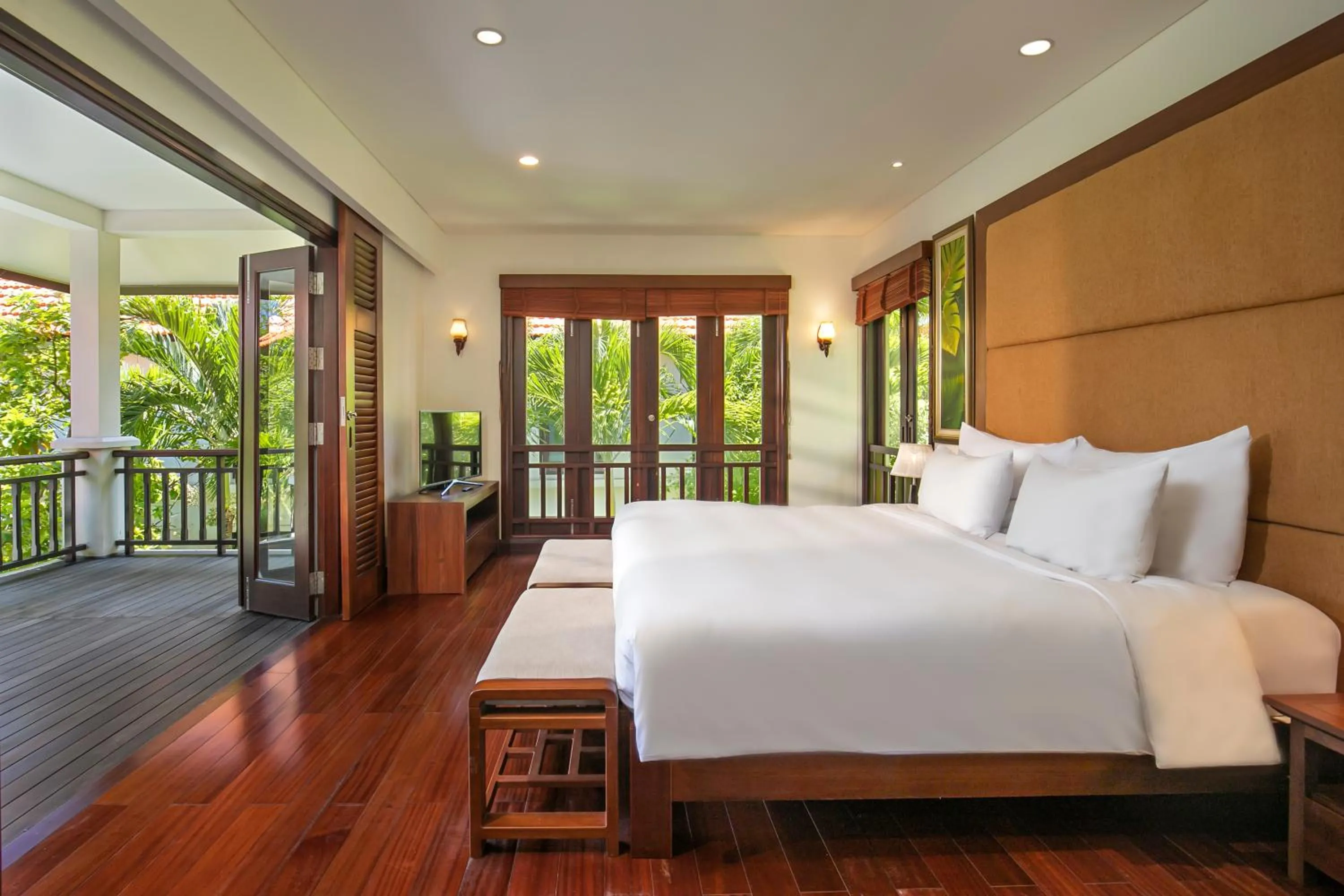 Bed in Purama Villas Luxury Resort Da Nang