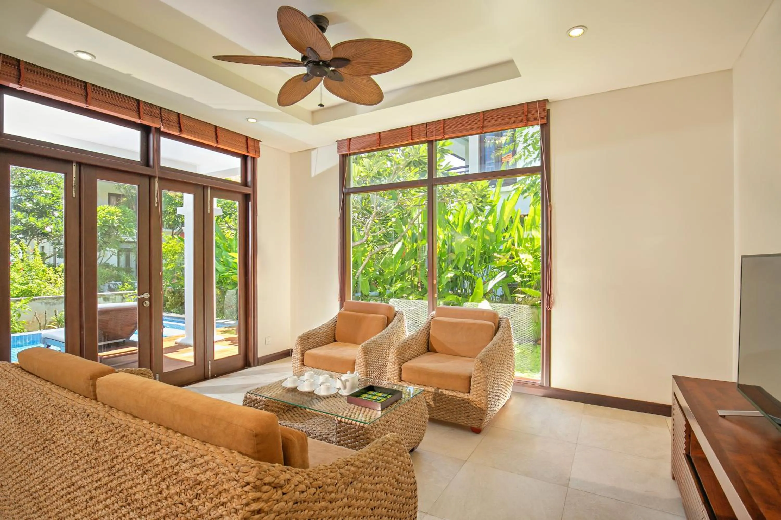 Living room in Purama Villas Luxury Resort Da Nang