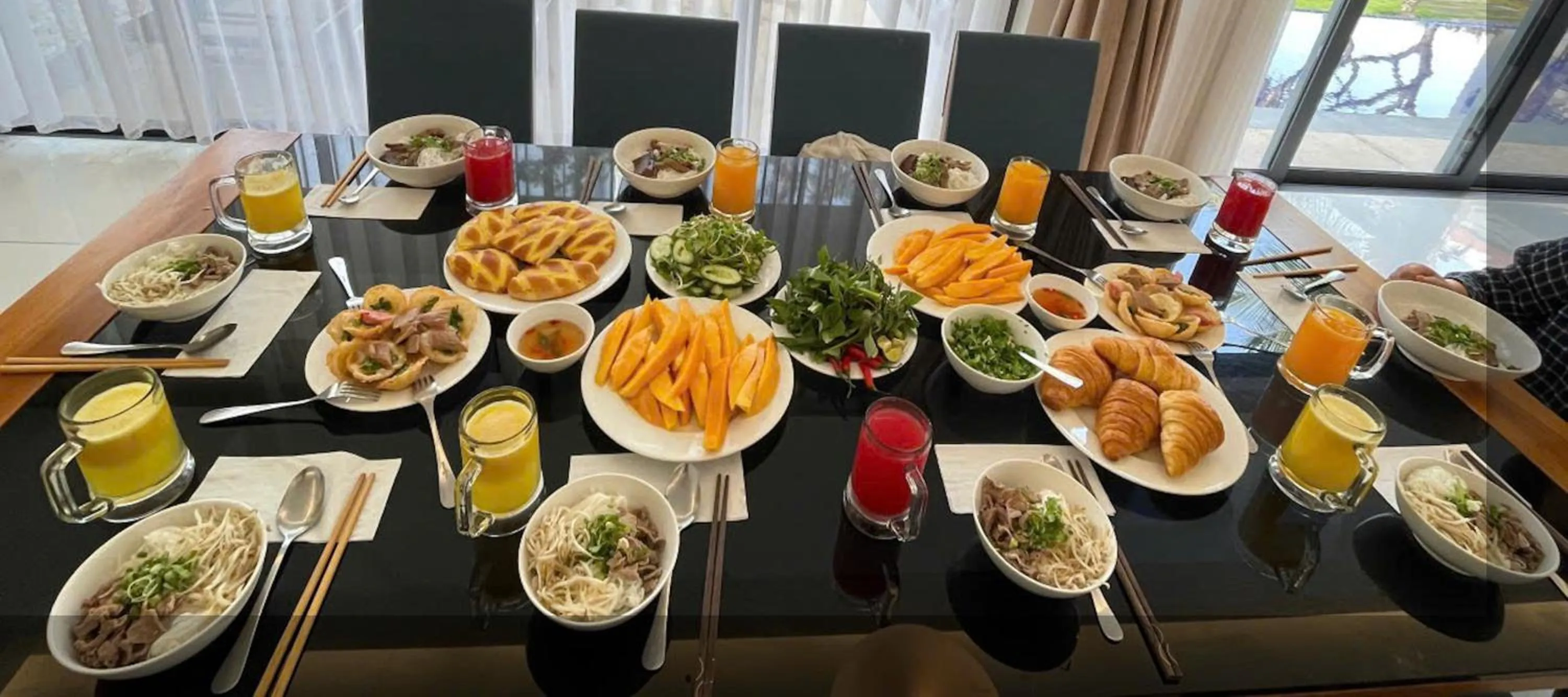 Food and drinks in Purama Villas Luxury Resort Da Nang