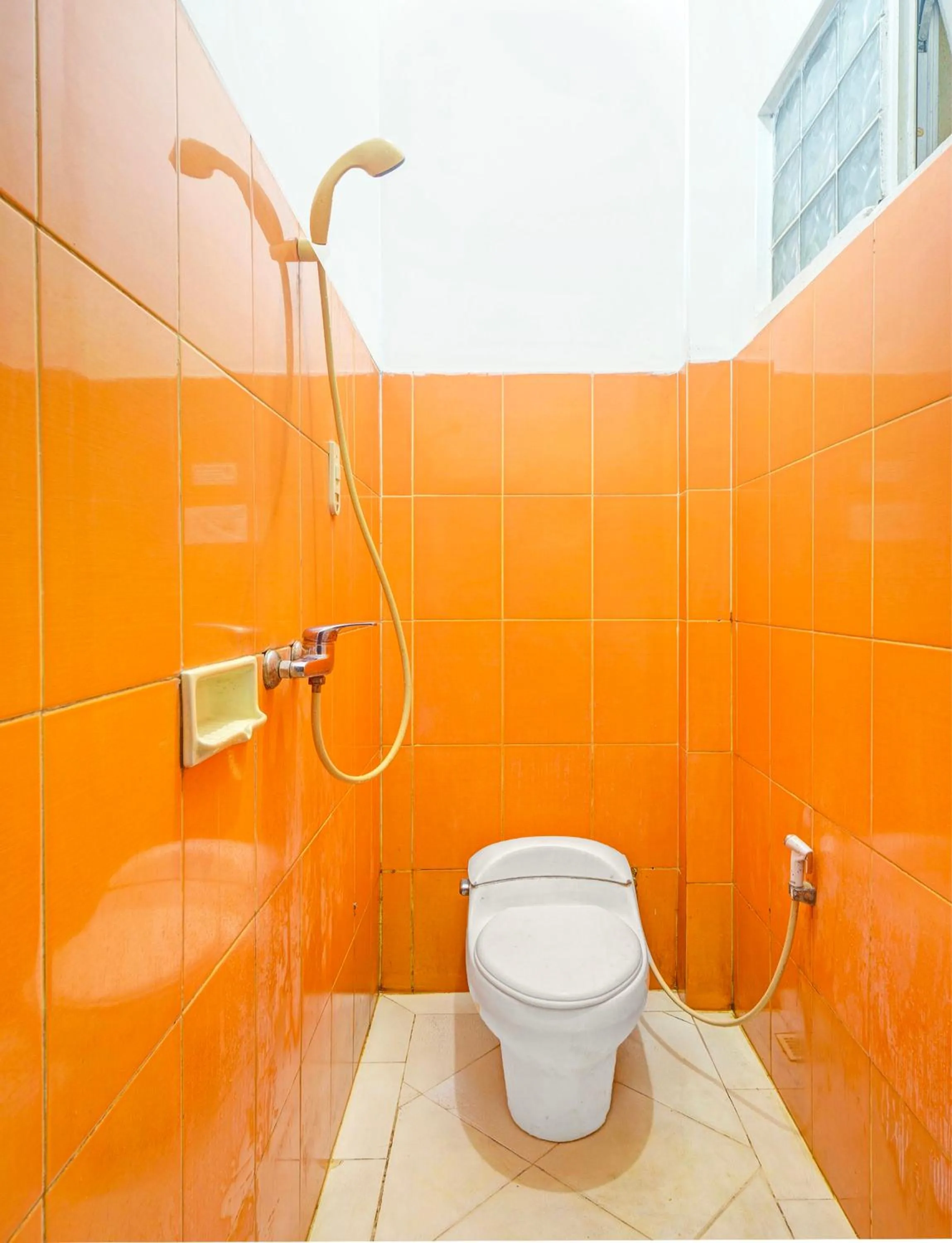 Bathroom in Collection O Tanah Abang Near Stasiun Tanah Abang Formerly Hotel Bimo Slipi