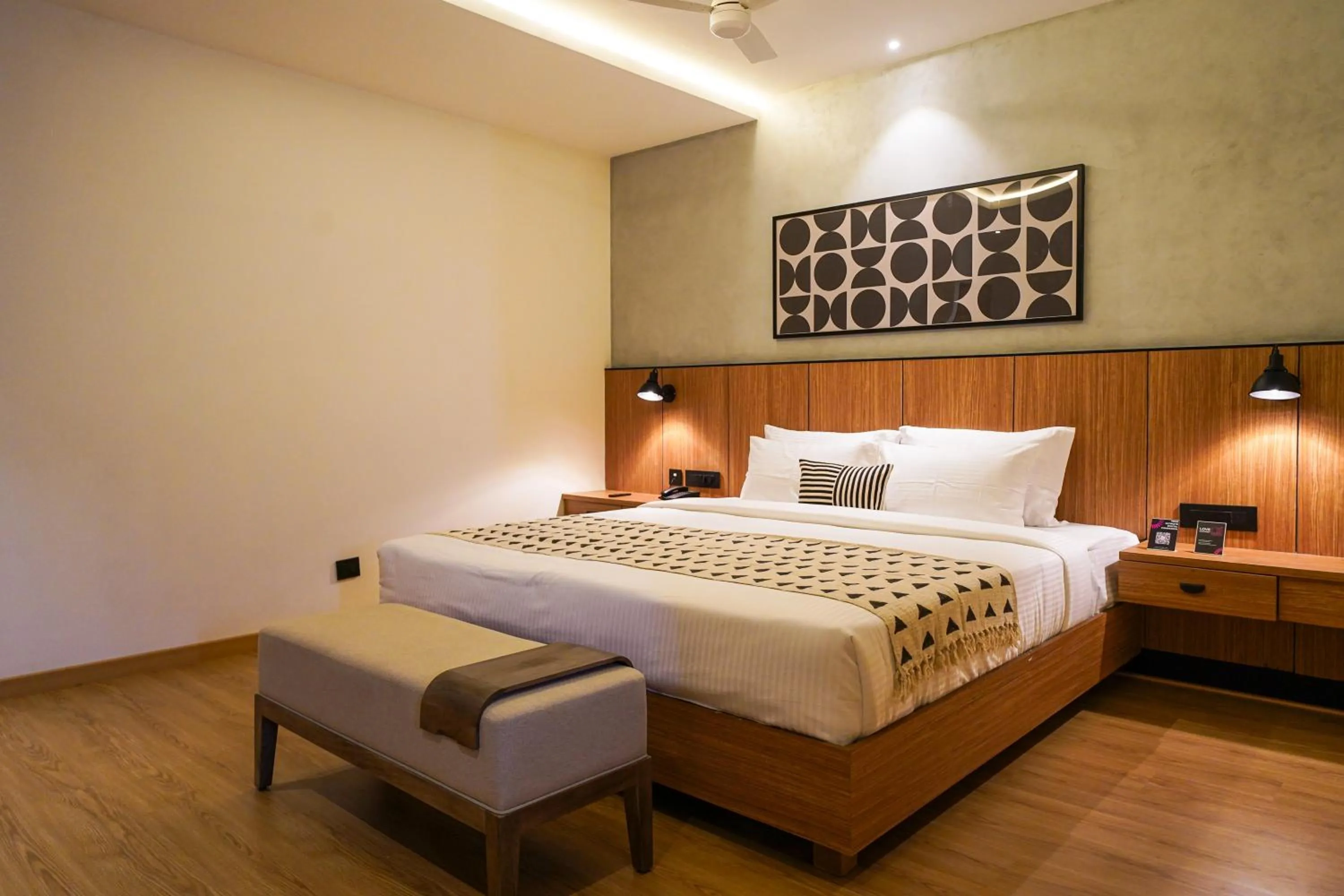 Bedroom, Bed in Olive Hotel Benz Circle, Vijayawada by Embassy Group