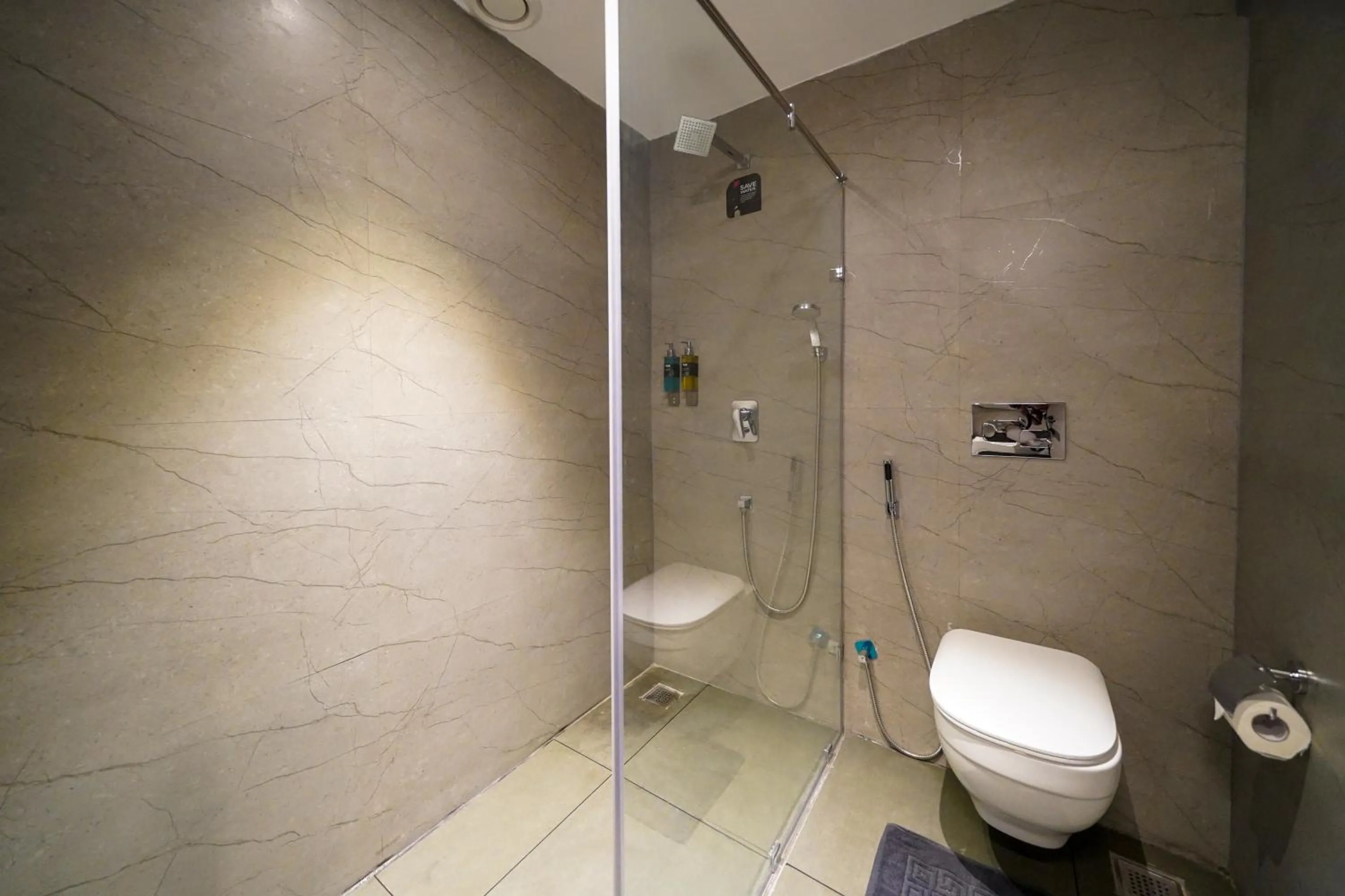 Shower in Olive Hotel Benz Circle, Vijayawada by Embassy Group