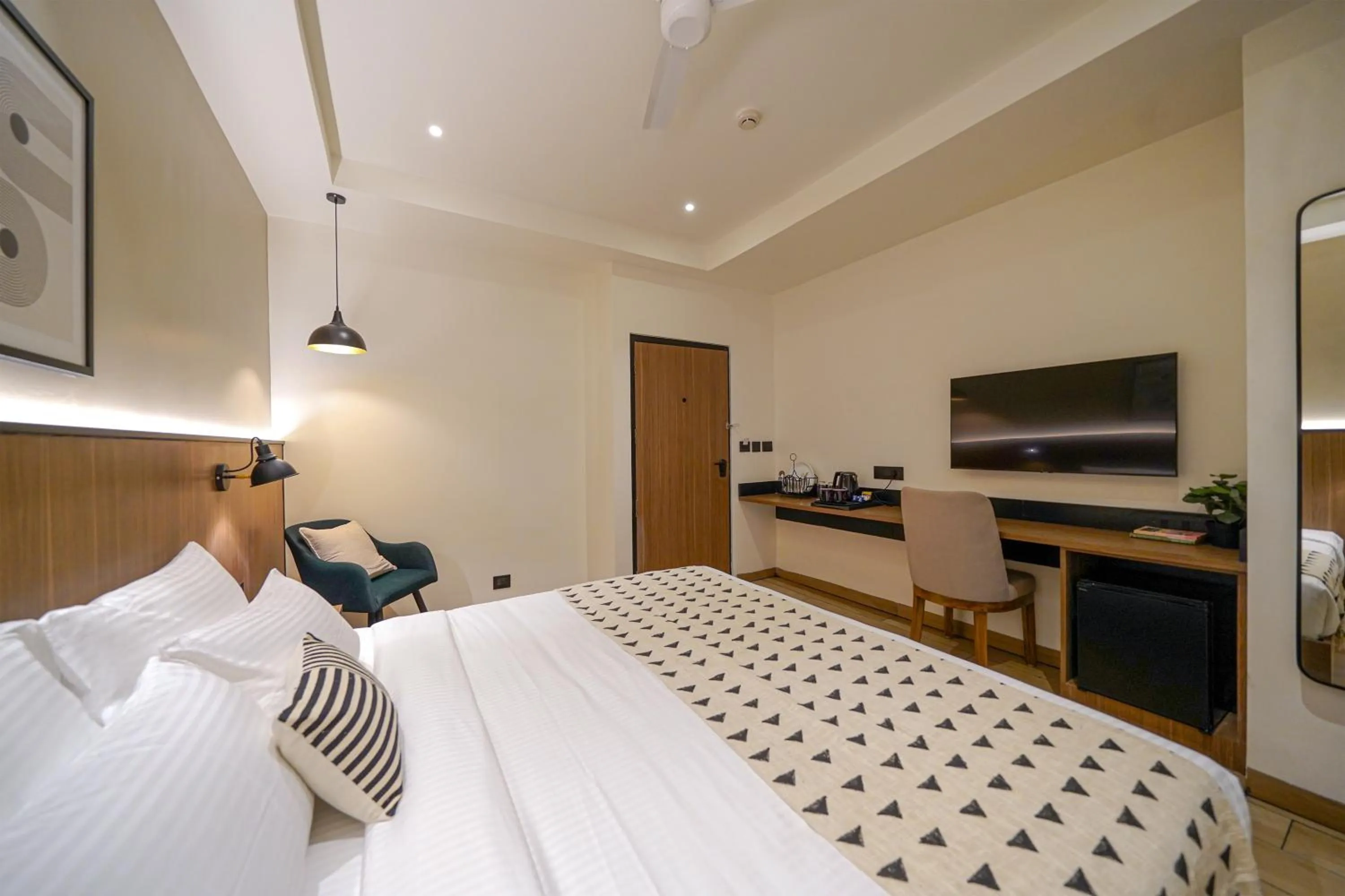 Bed in Olive Hotel Benz Circle, Vijayawada by Embassy Group