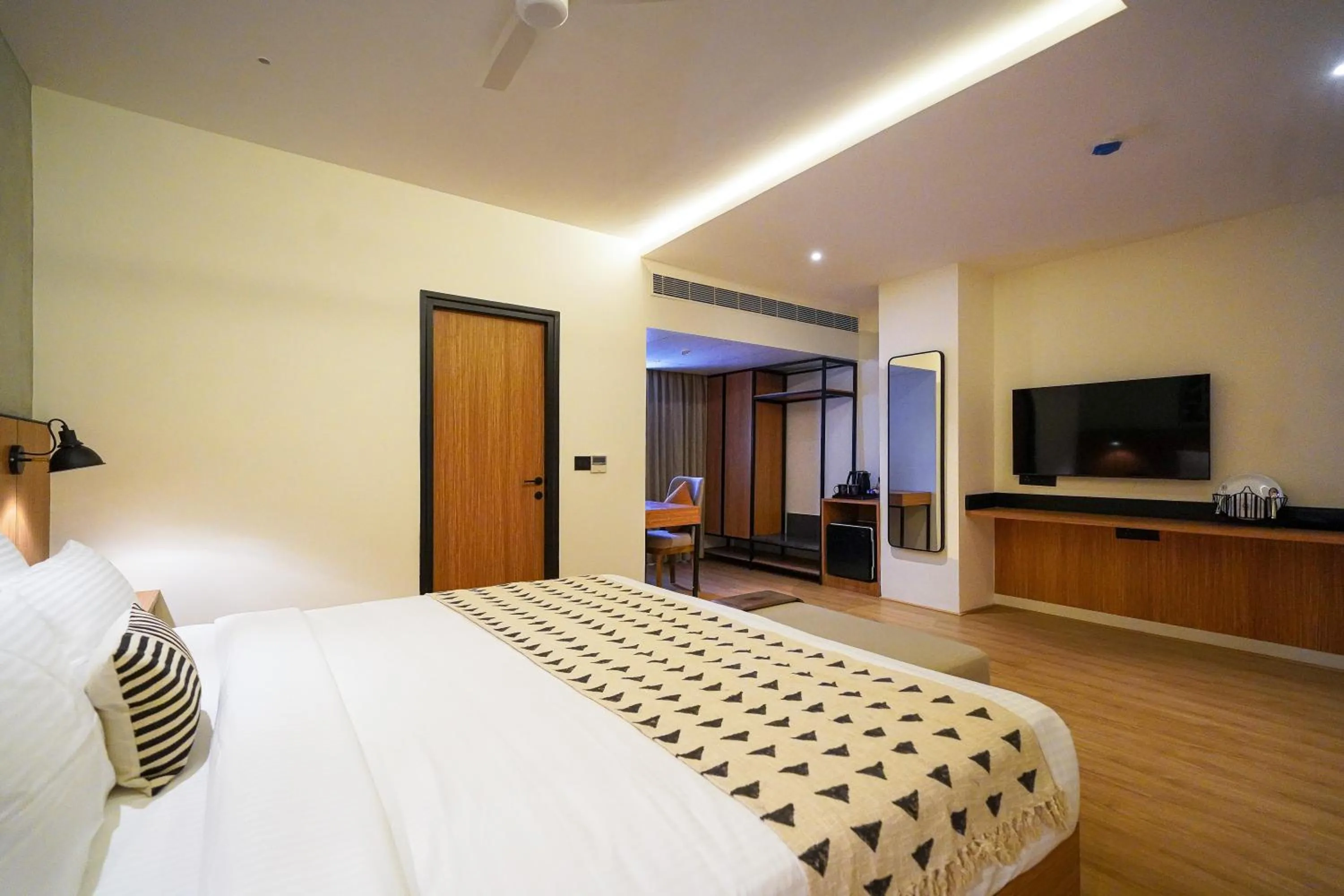 Bed in Olive Hotel Benz Circle, Vijayawada by Embassy Group