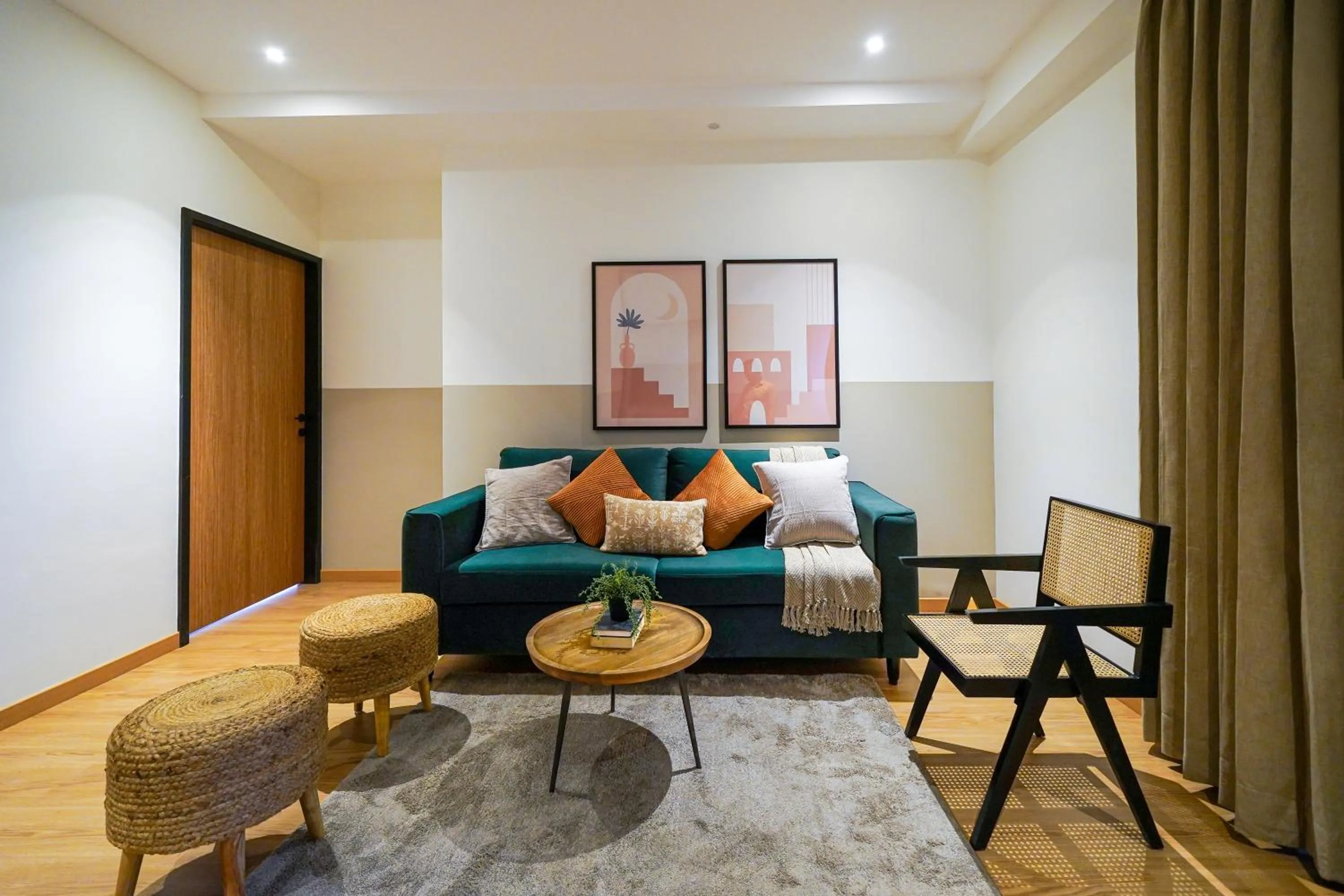 Living room in Olive Hotel Benz Circle, Vijayawada by Embassy Group