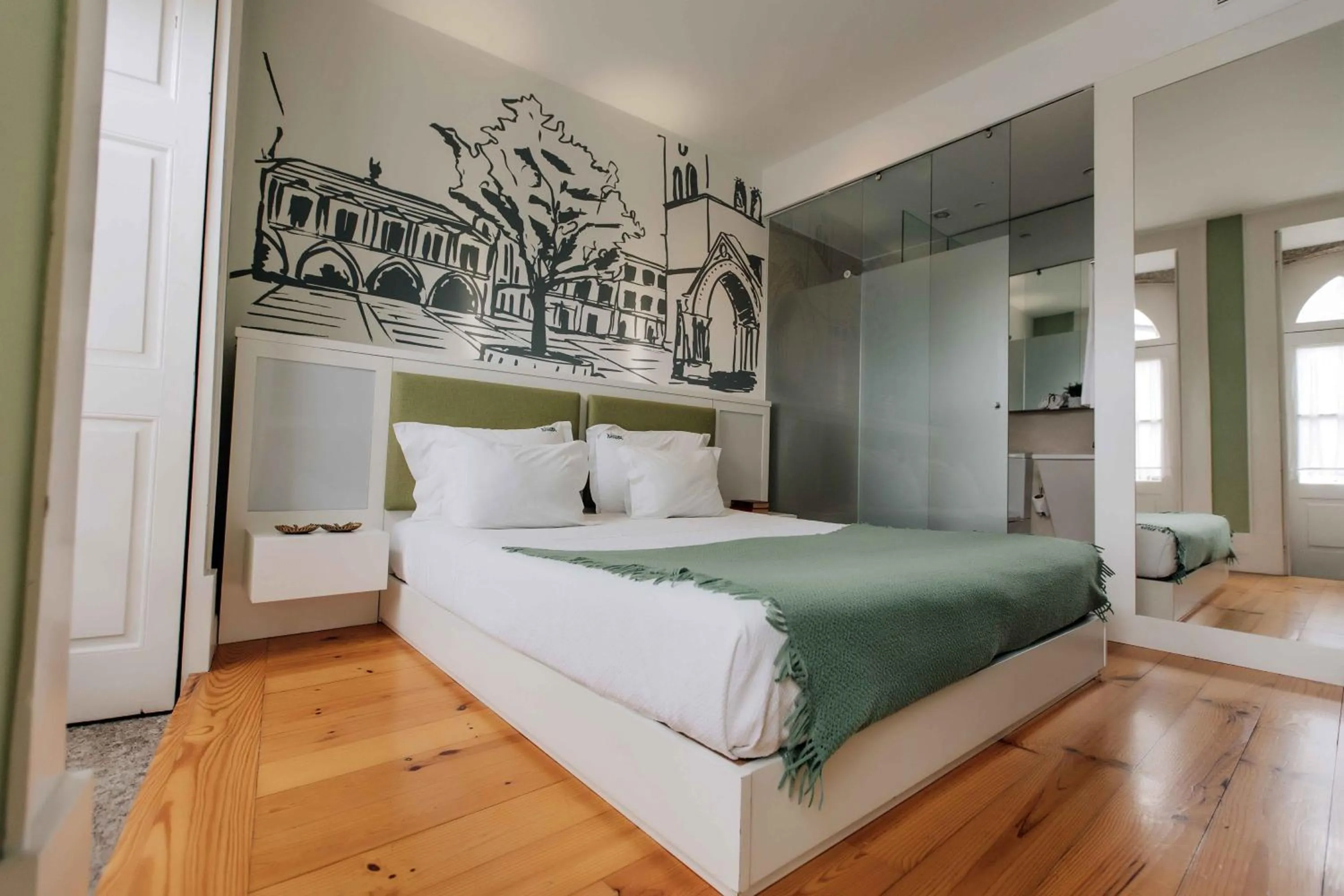 Bed in Trovador Guest House