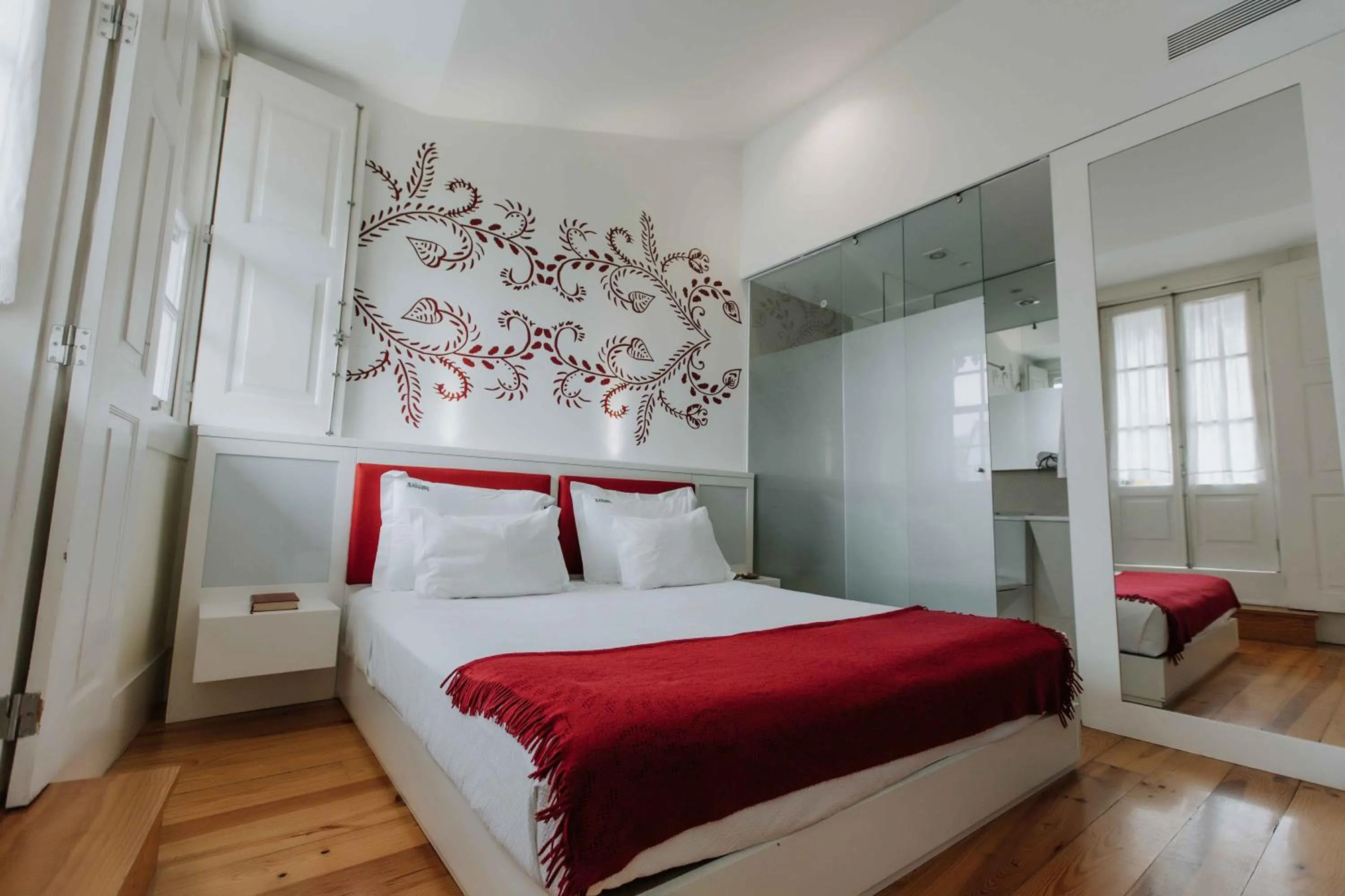 Bed in Trovador Guest House