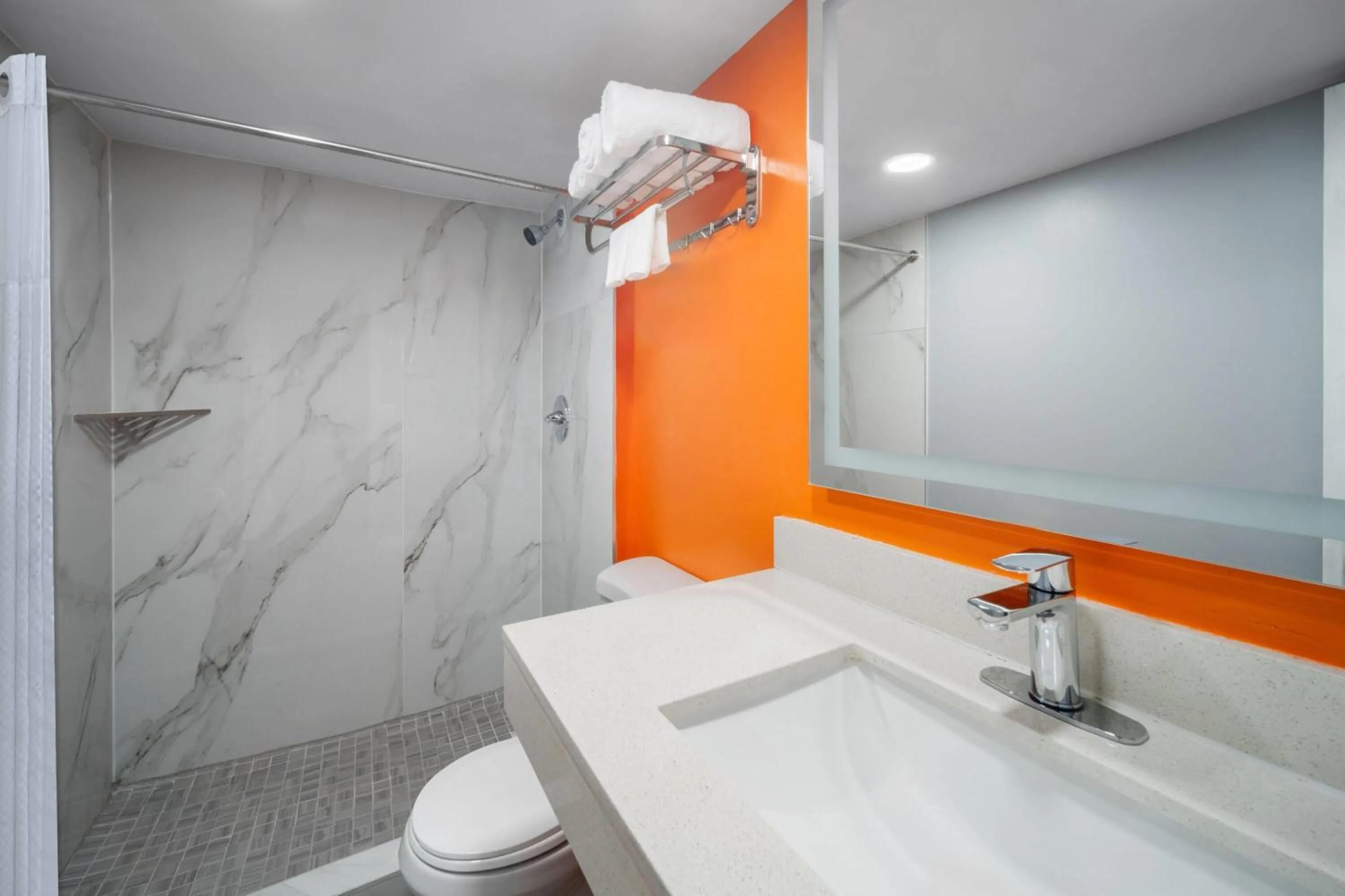 Bathroom in Baymont by Wyndham Salisbury MD