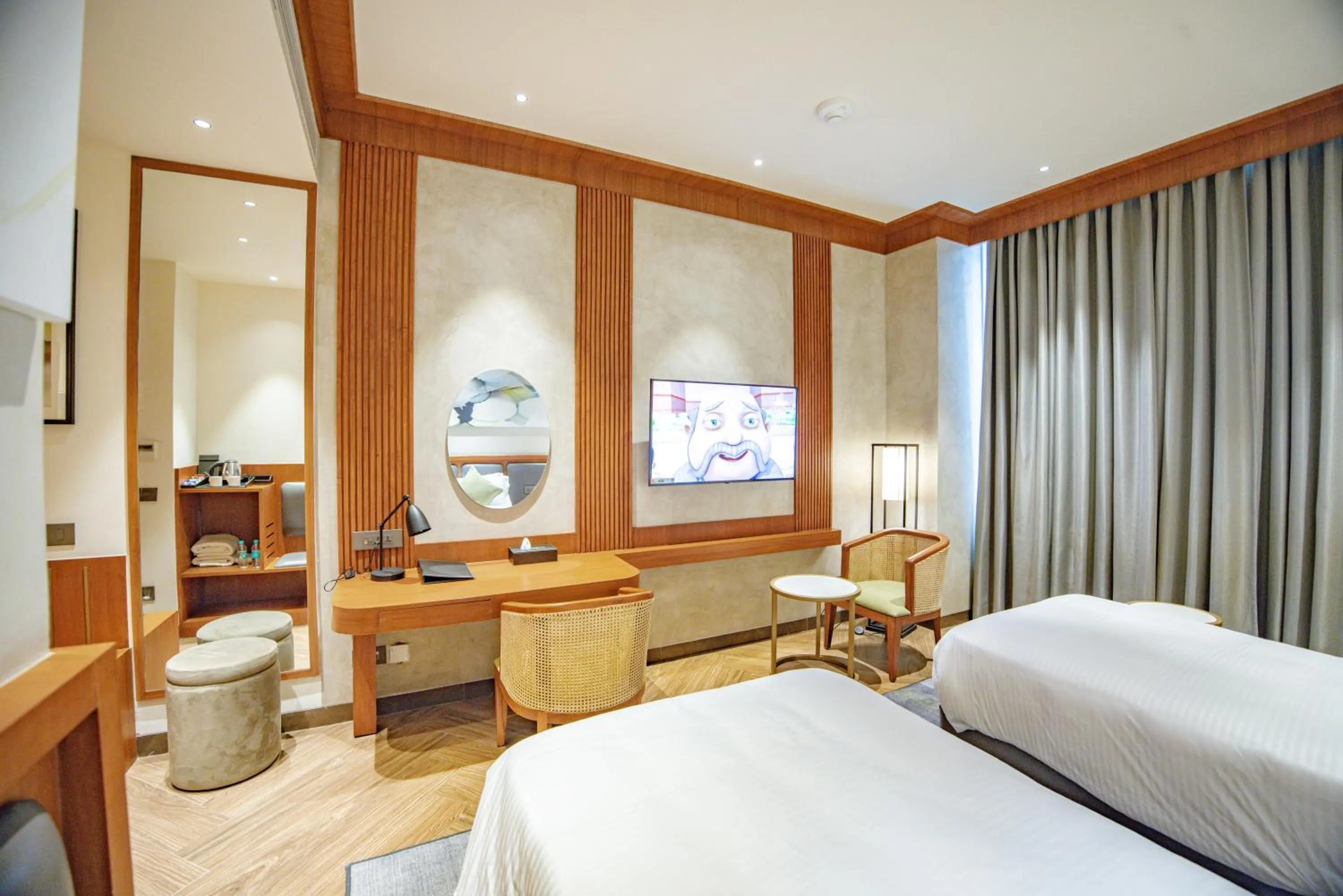 Bed in Wyndham Garden Sonipat Murthal