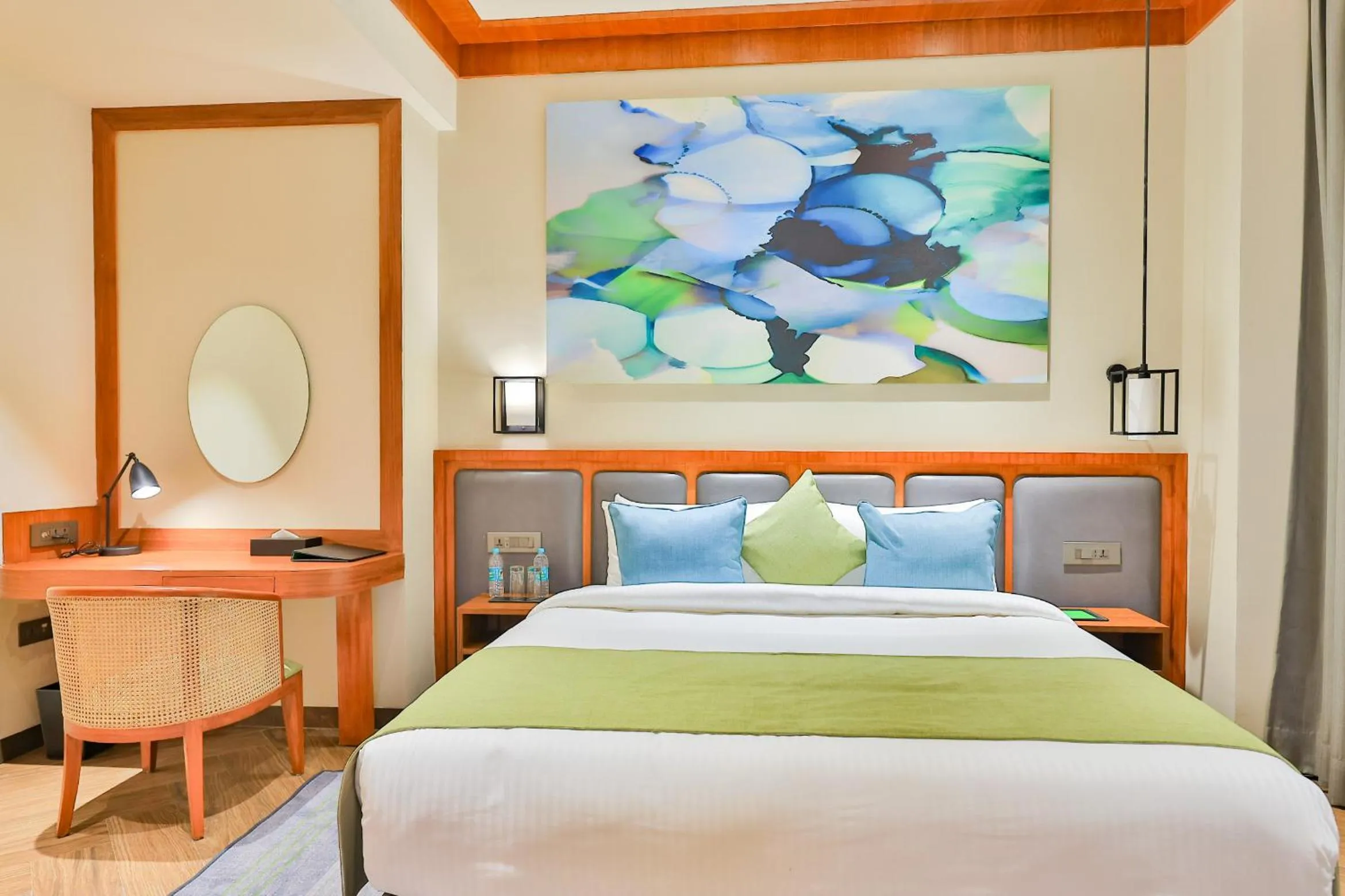 Bedroom, Bed in Wyndham Garden Sonipat Murthal