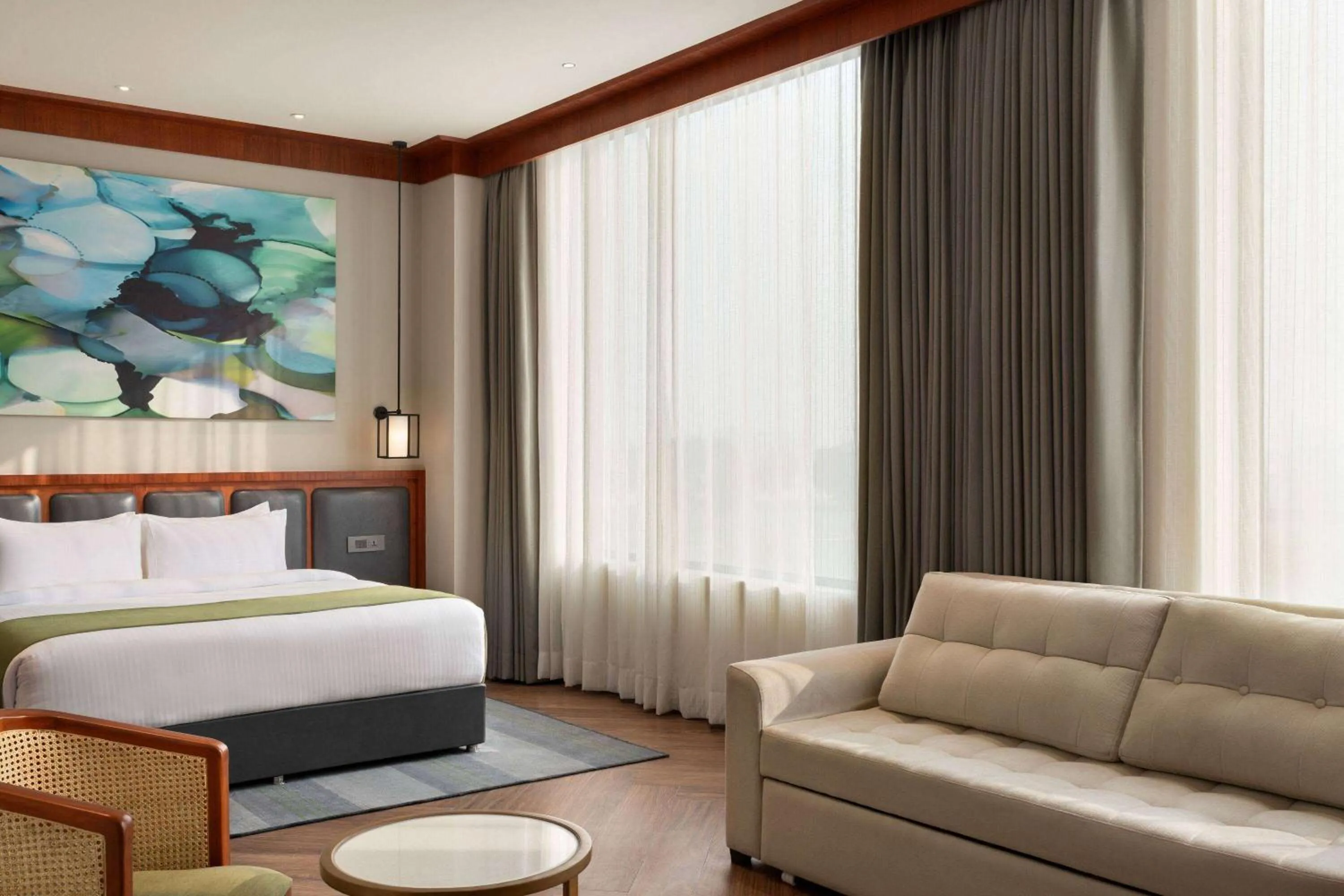 Photo of the whole room, Bed in Wyndham Garden Sonipat Murthal