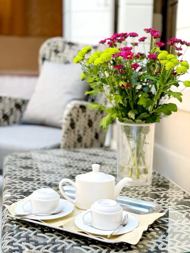 Inner courtyard view in Hotel Corte dei Greci