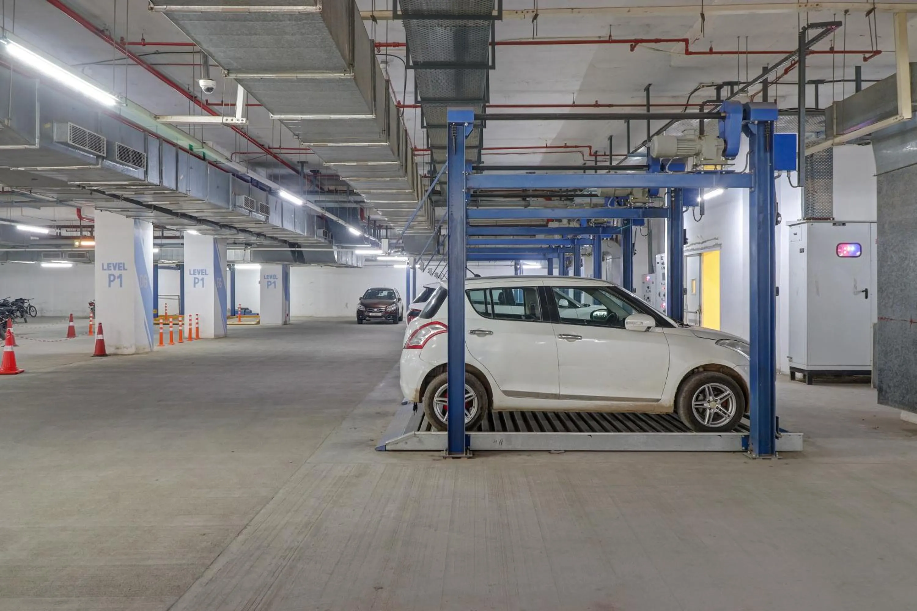 Parking in Saltstayz Trinity - Chandigarh Mohali