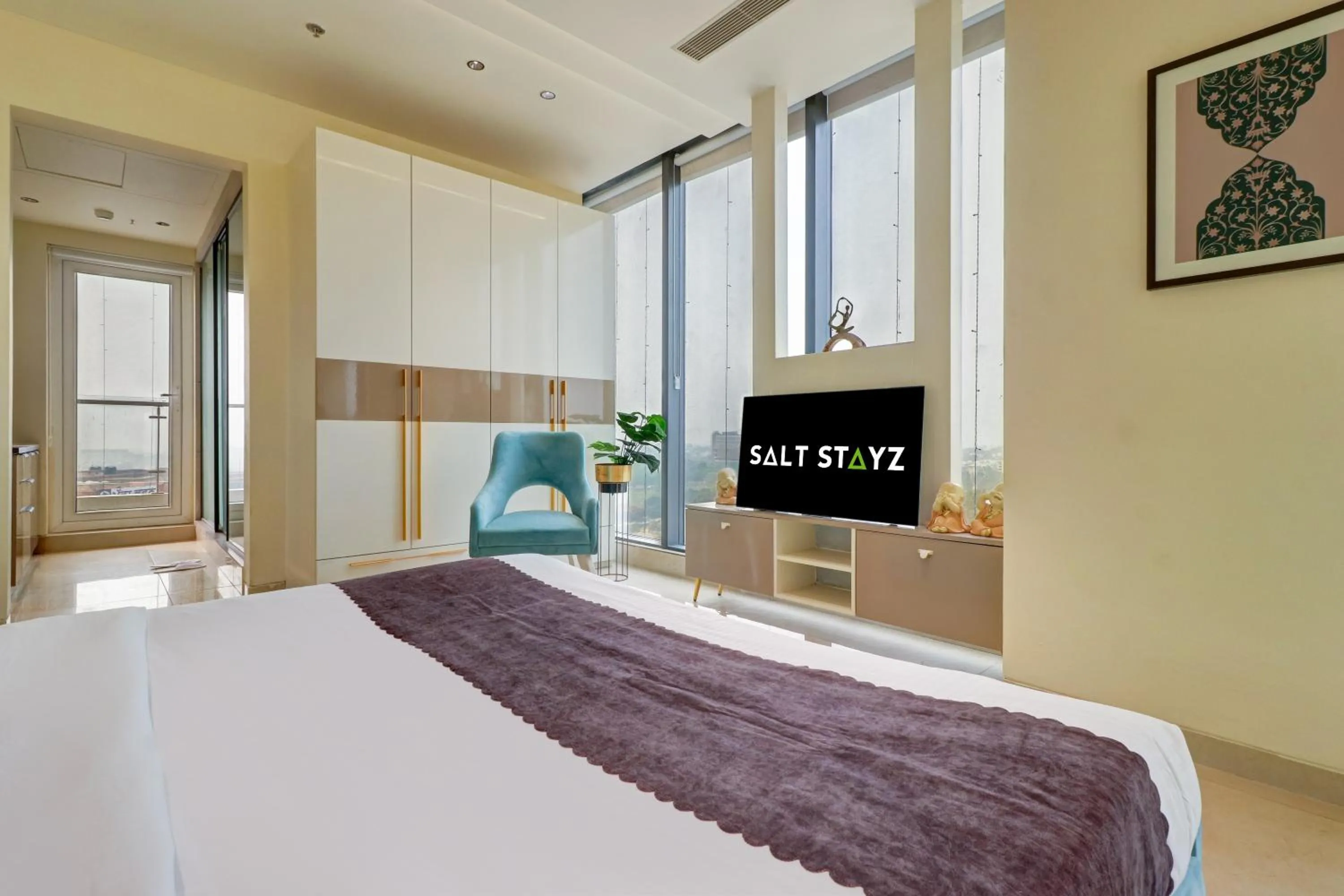 Bed in Saltstayz Trinity - Chandigarh Mohali