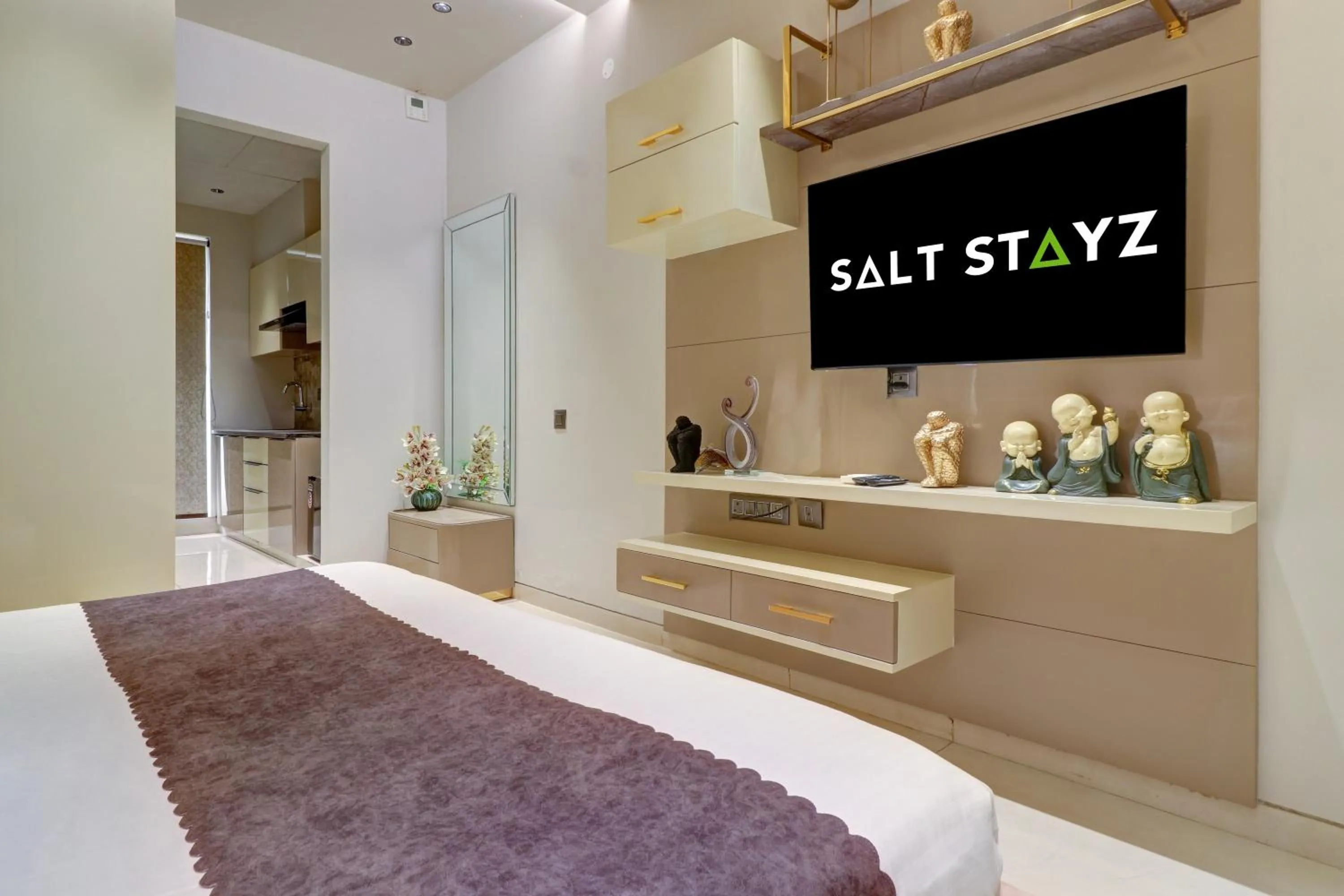 Bed in Saltstayz Trinity - Chandigarh Mohali