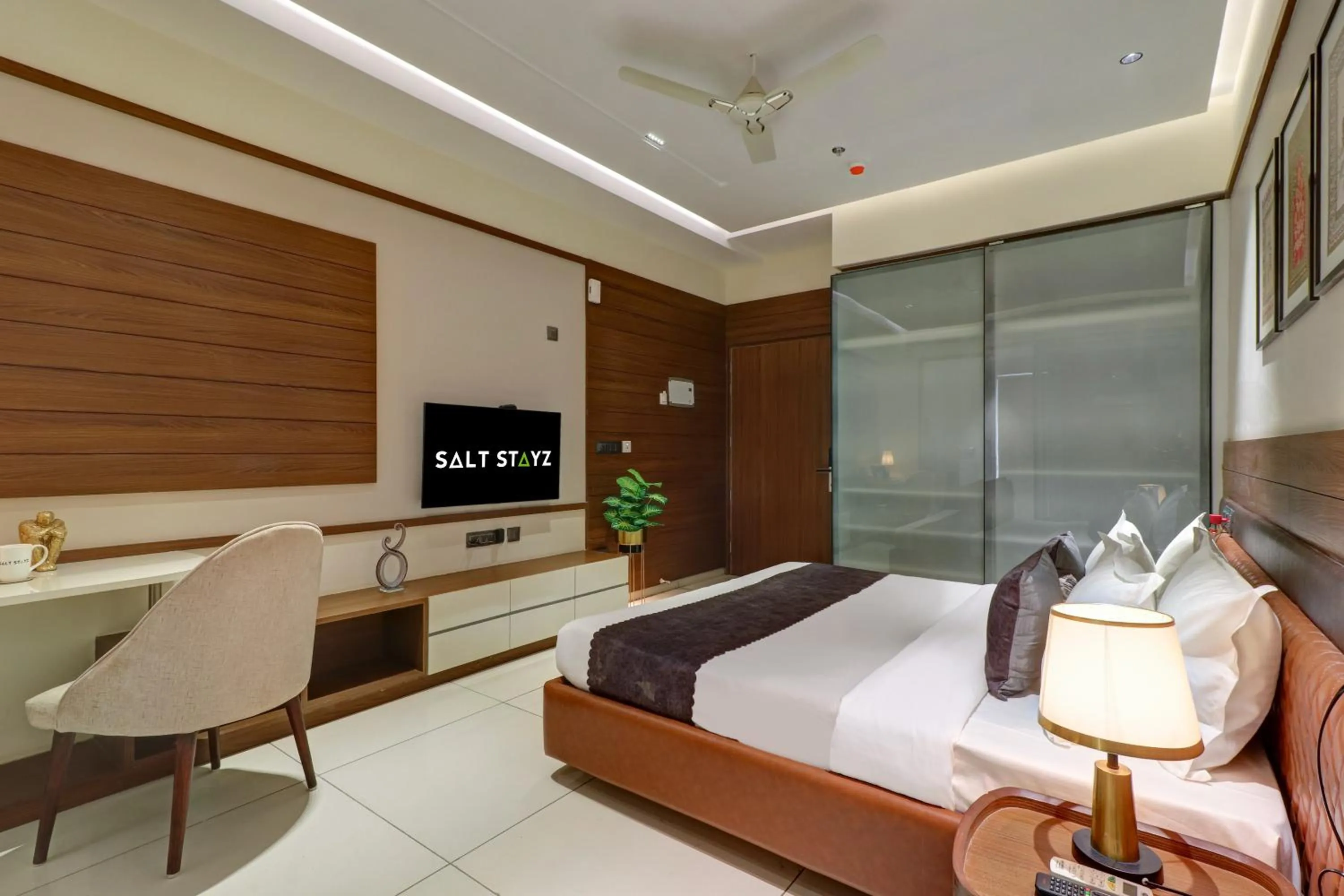 Bed in Saltstayz Trinity - Chandigarh Mohali