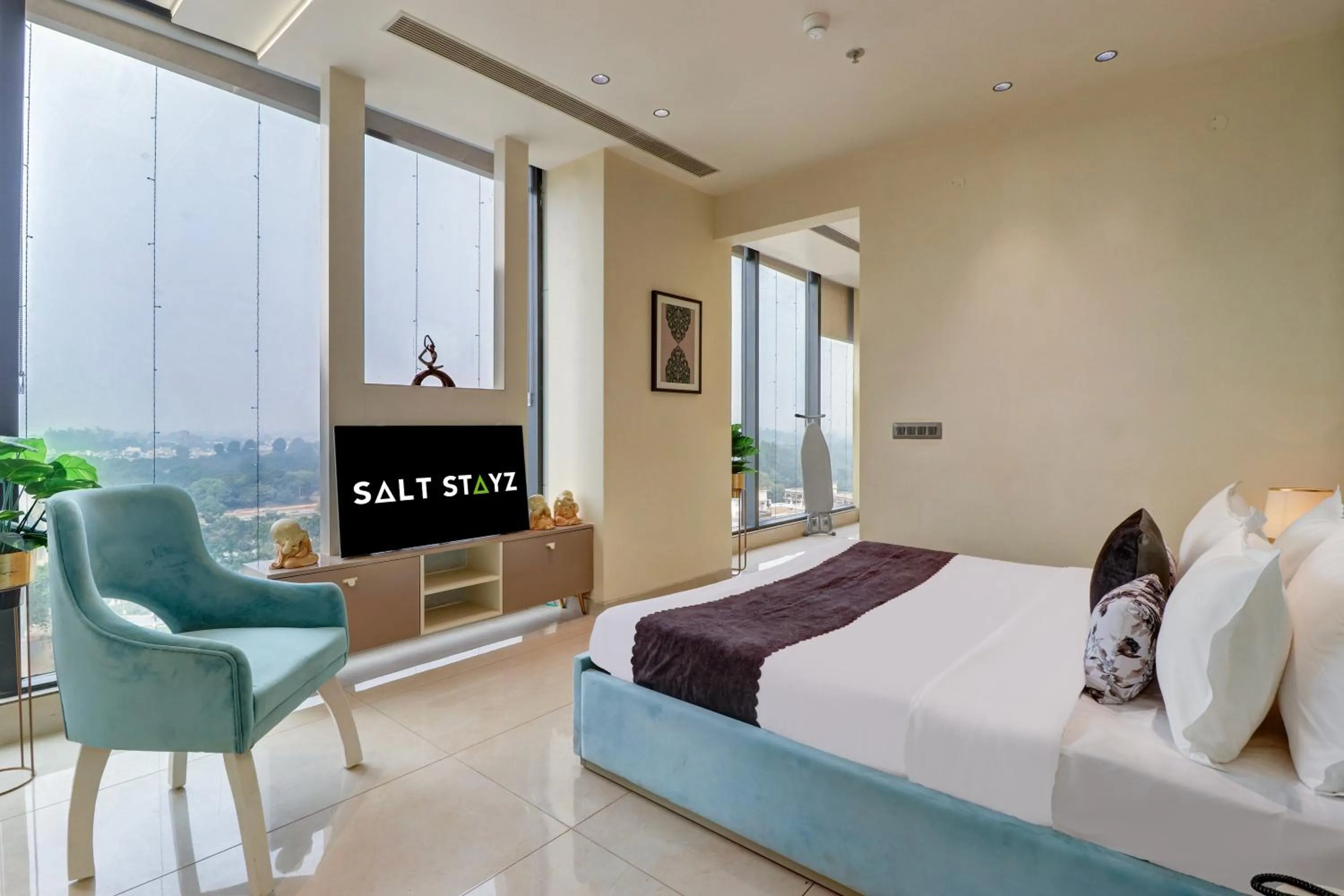 Bed in Saltstayz Trinity - Chandigarh Mohali