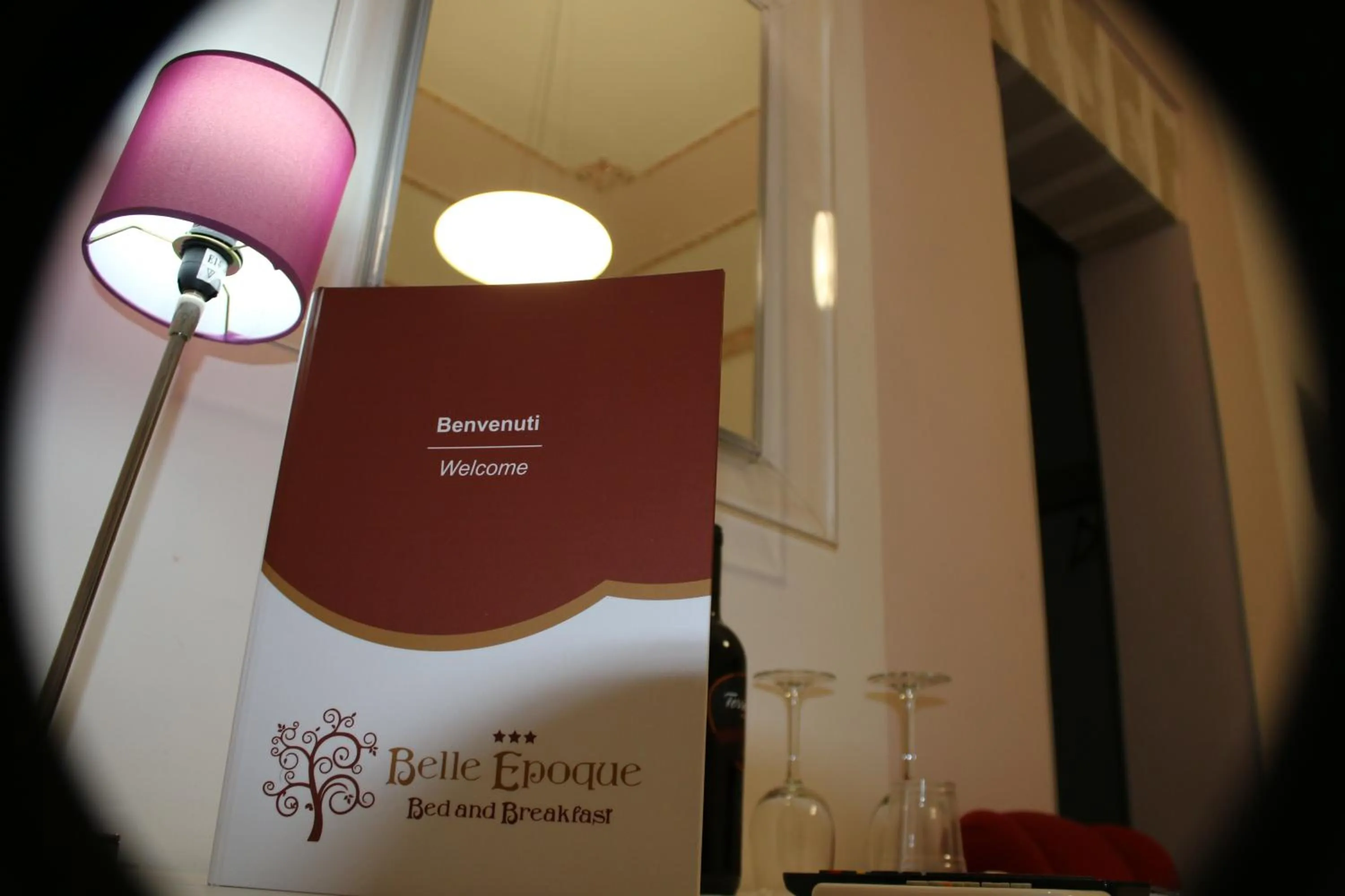 Living room in Belle Epoque B&B