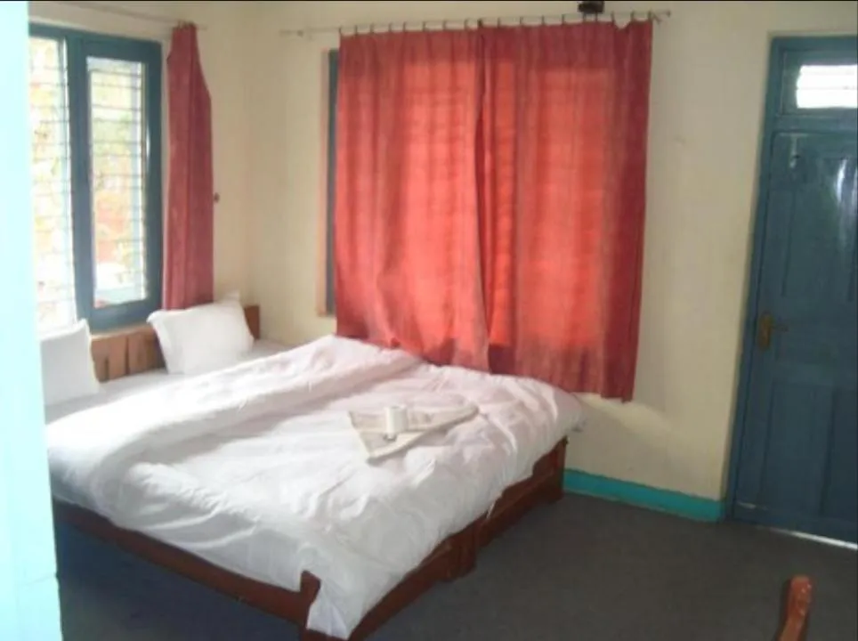 Bed in Hotel Deep Oasis Pokhara