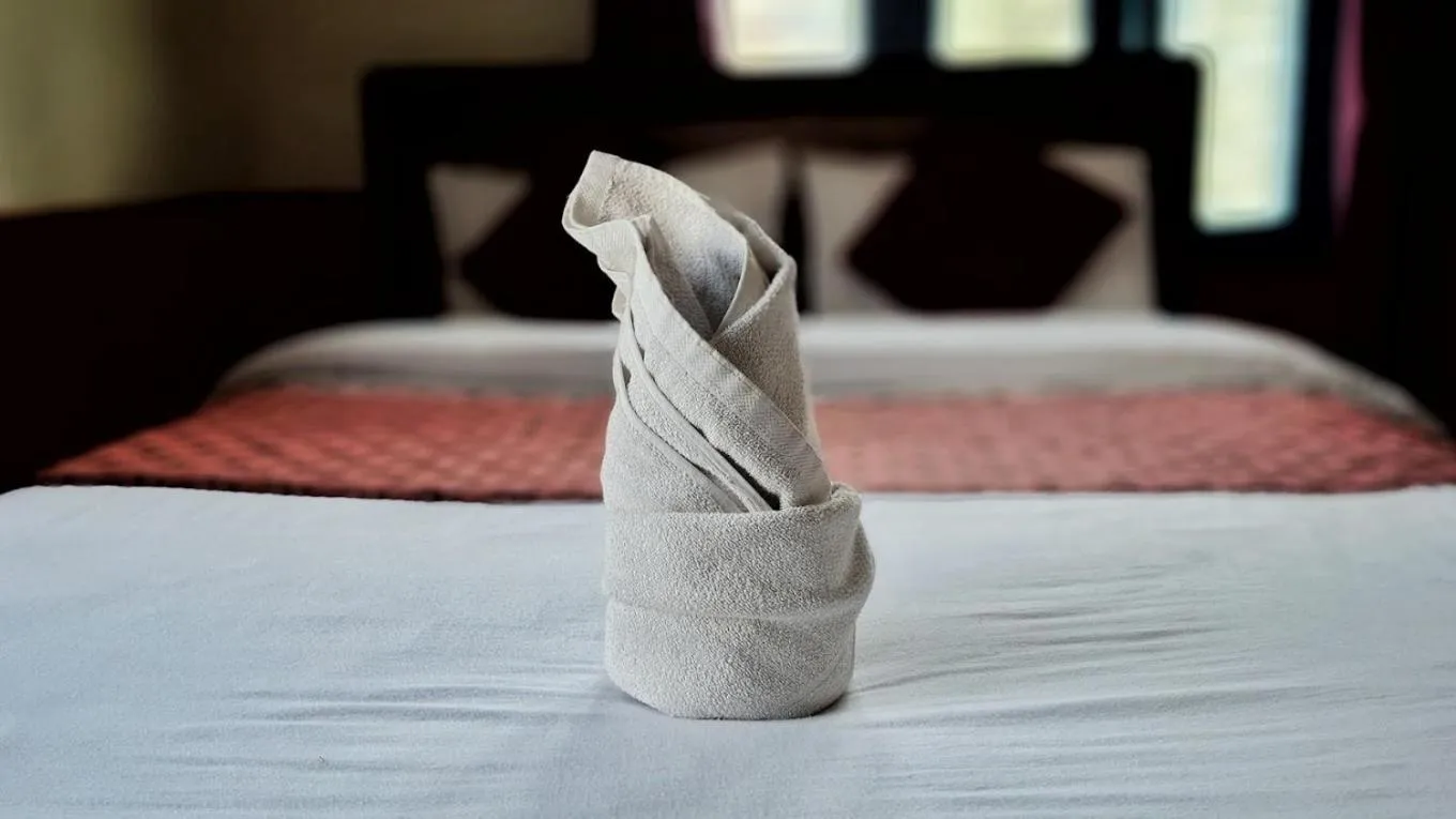 Bed in Hotel Deep Oasis Pokhara