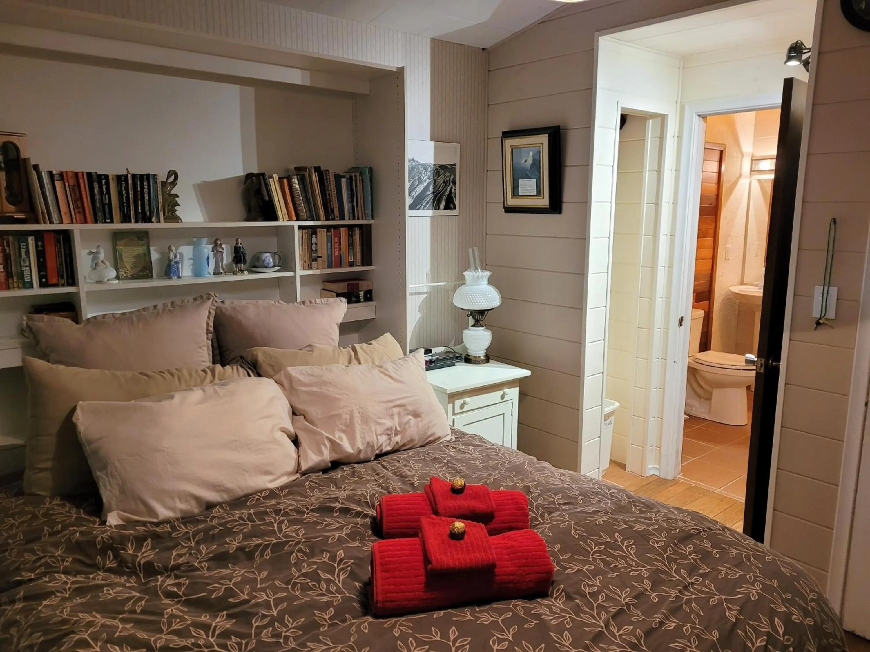 Bed in Bowering Lodge